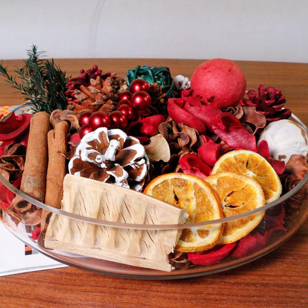 Qingbei Rina 20 oz Christmas Potpourri Red Bag