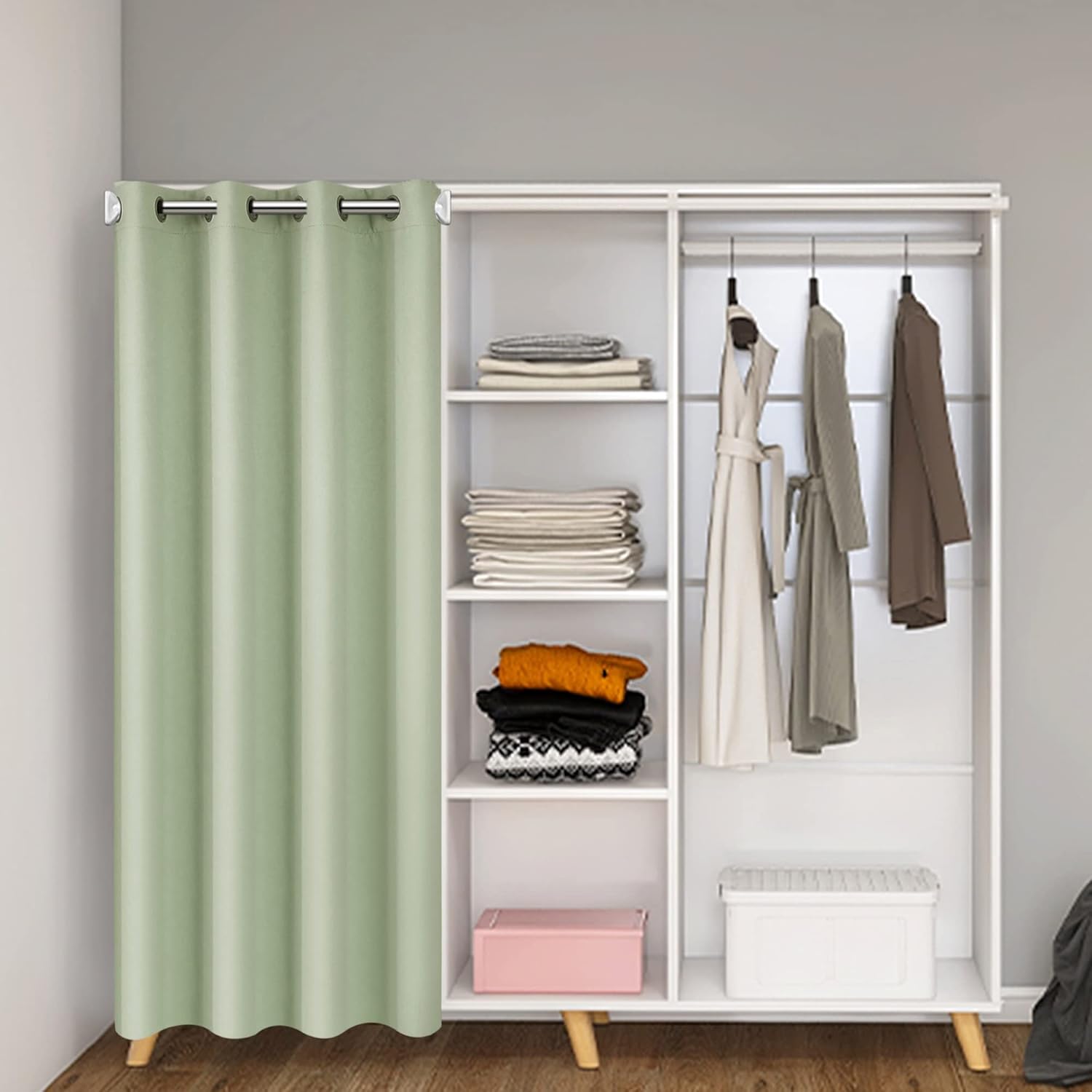 Door Curtain for Privacy Room Divider 80 Inch Blackout Grommet Top