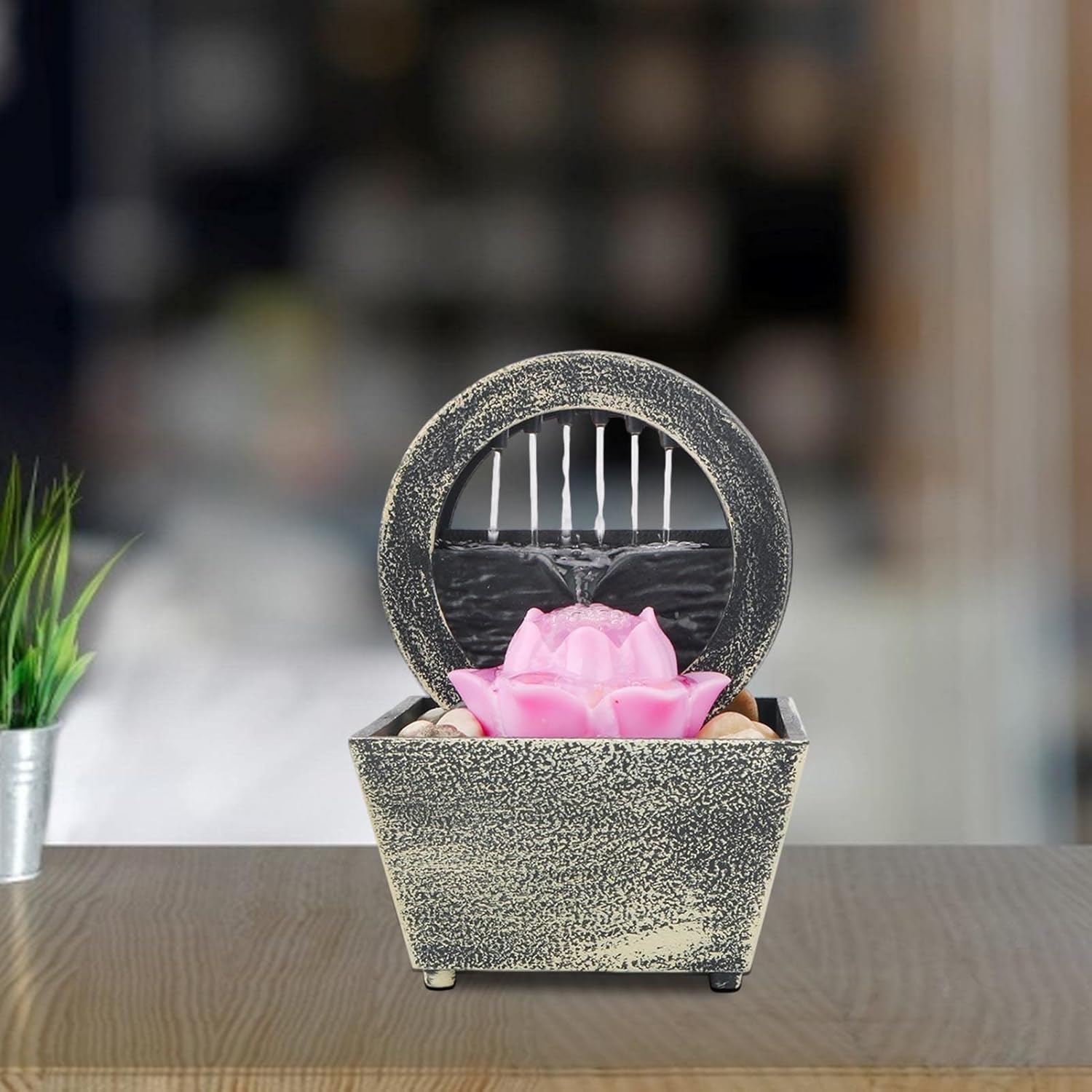 Moisture Indoor Tabletop Fountain for Relaxation and Decor