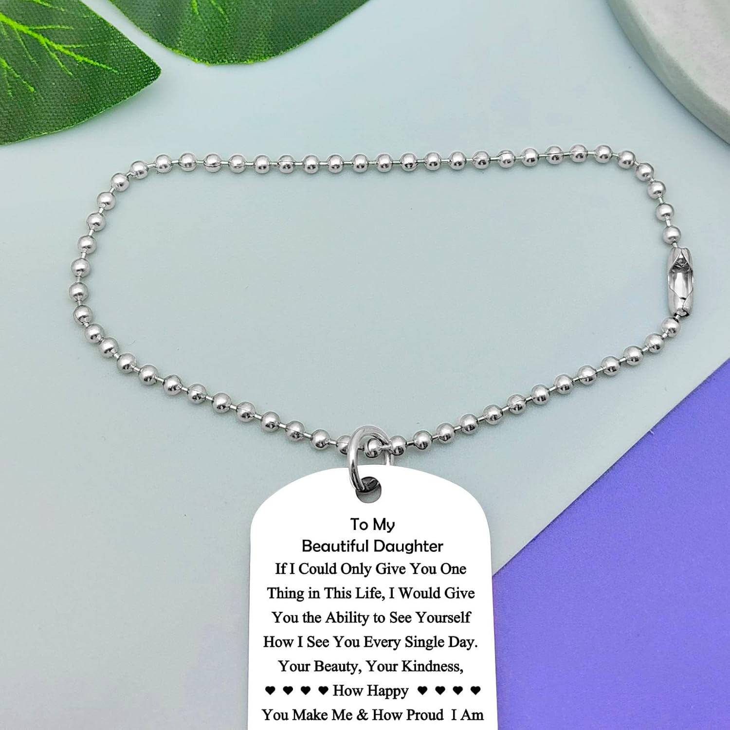 Inspirational Gift for Daughter Car Hanging Ornament