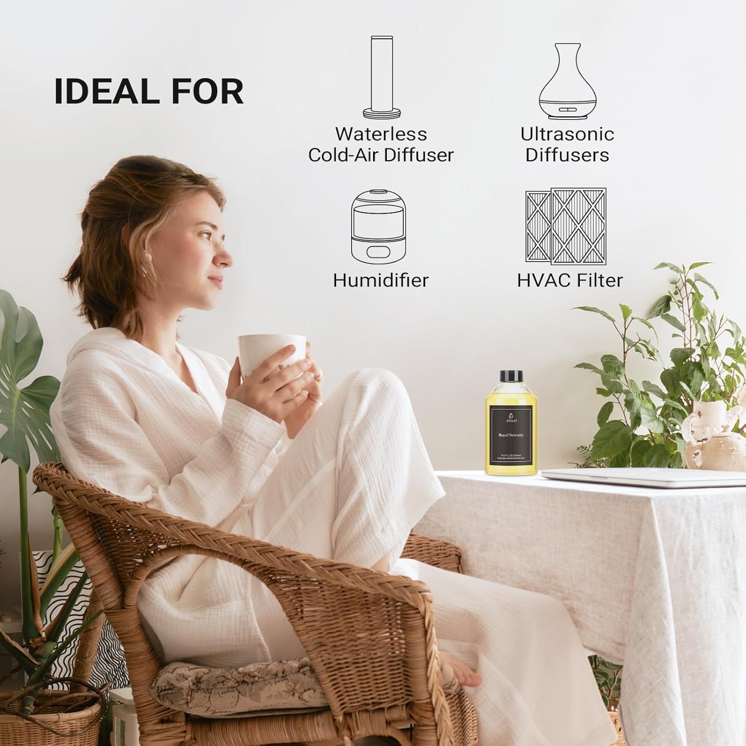 JCLOUD Hotel Diffuser Oil - 500mL Luxury Scent Refill