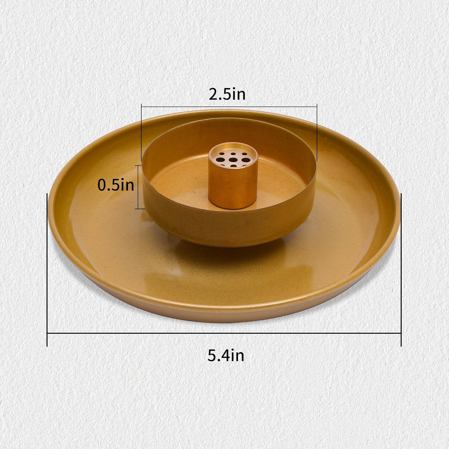 Hadwoer 55 Inch Brass Incense Holder