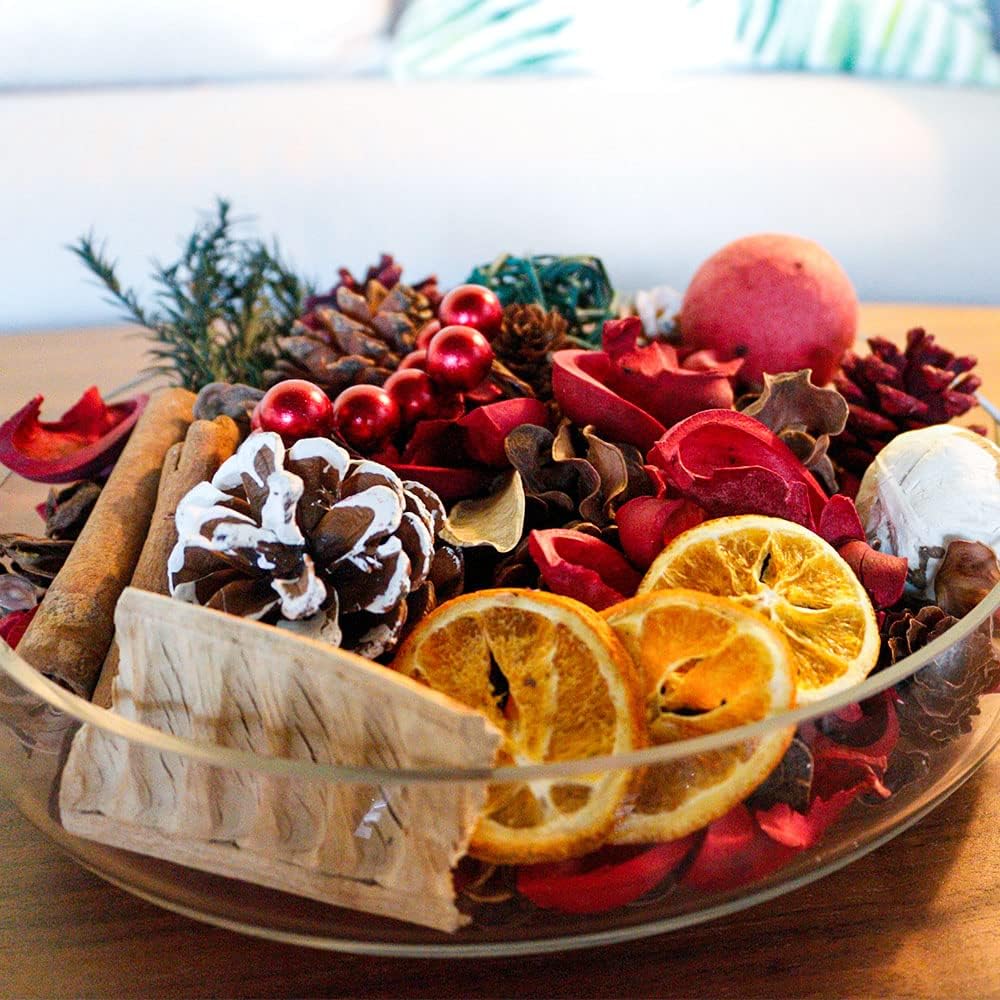 Qingbei Rina 20 oz Christmas Potpourri Red Bag