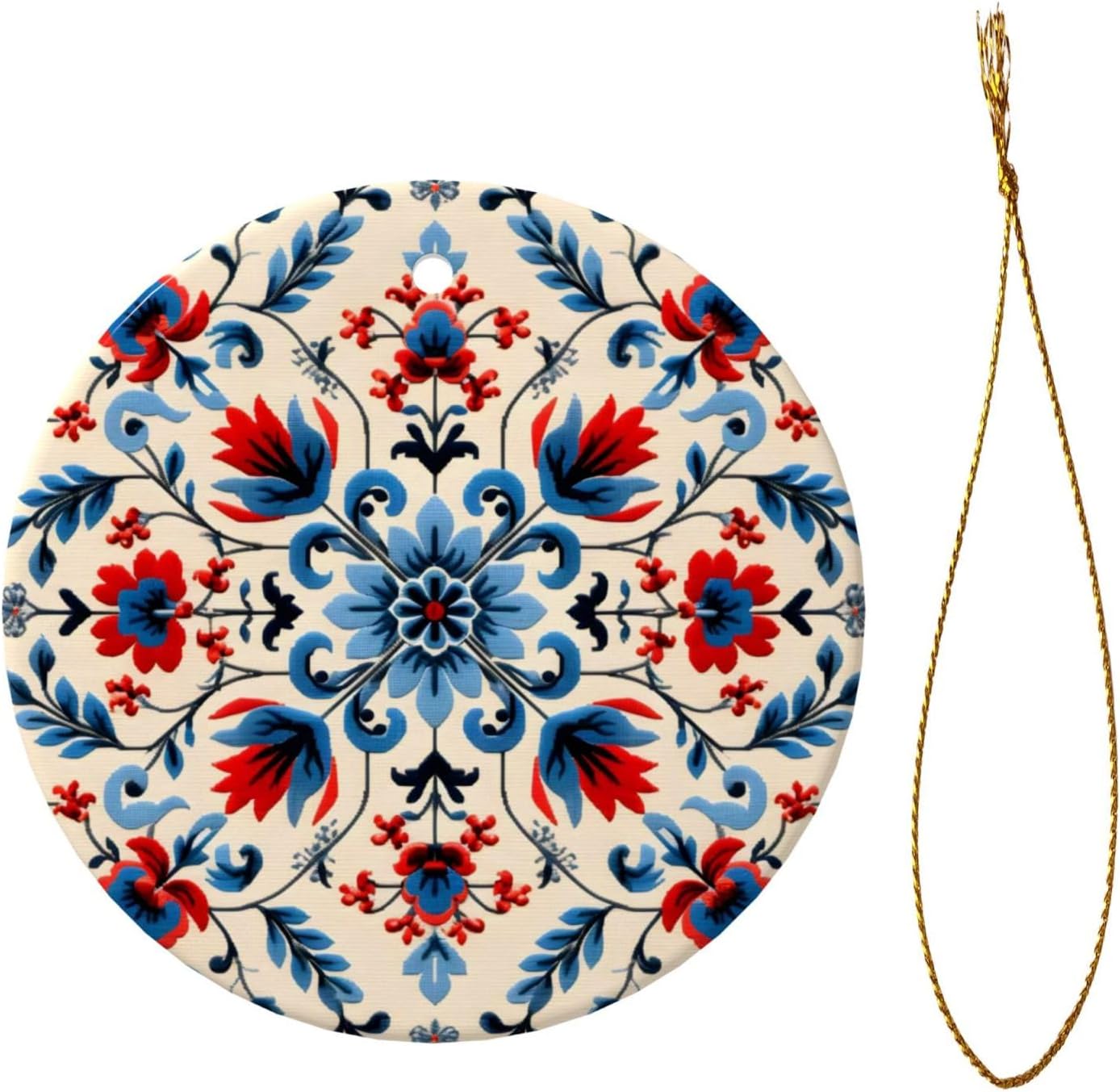 DXTKWL Christmas Ceramic Pendant Decorations