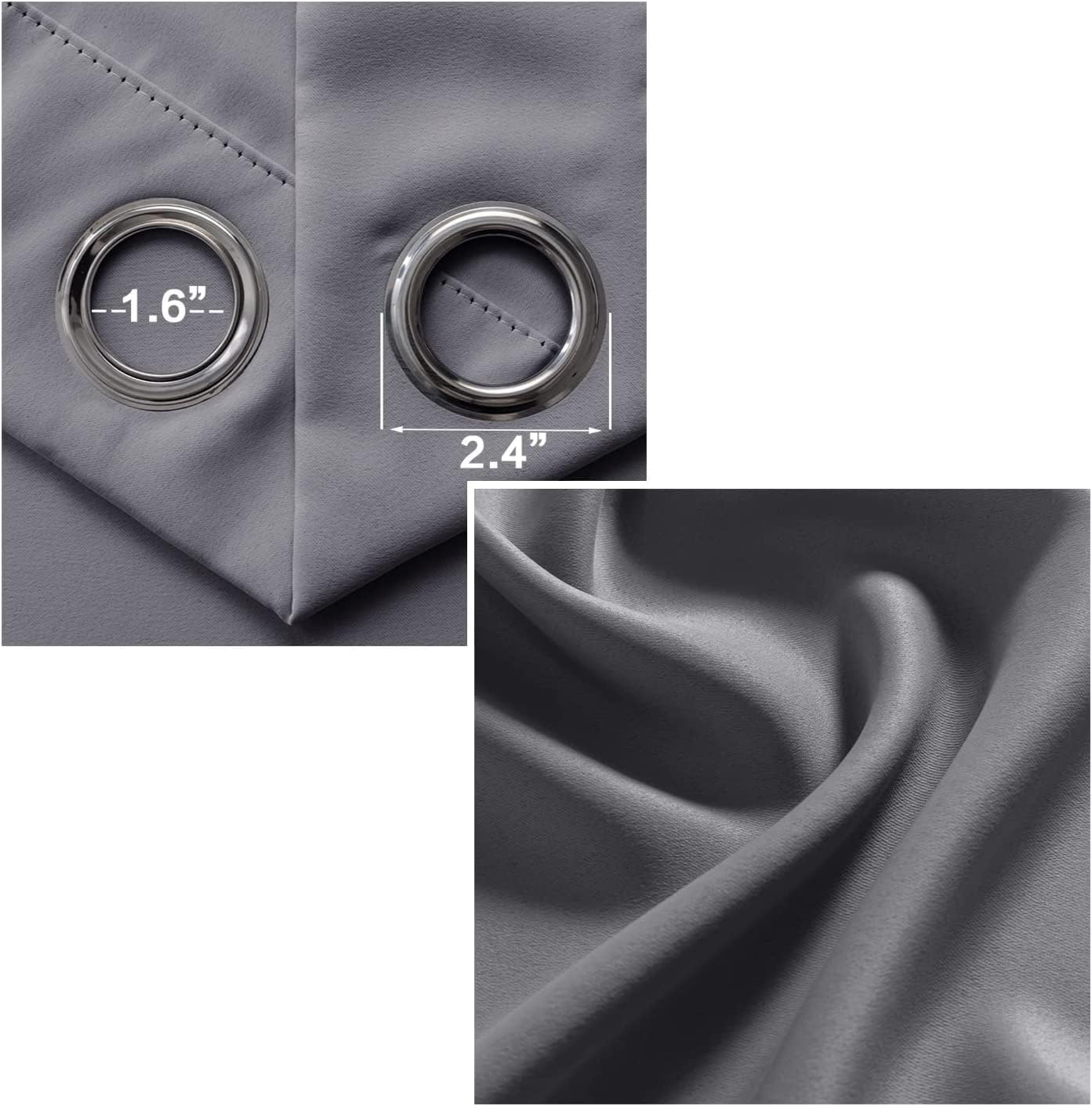 XTMYI Closet Curtain for Open Closet Blackout Privacy Doorway Panels