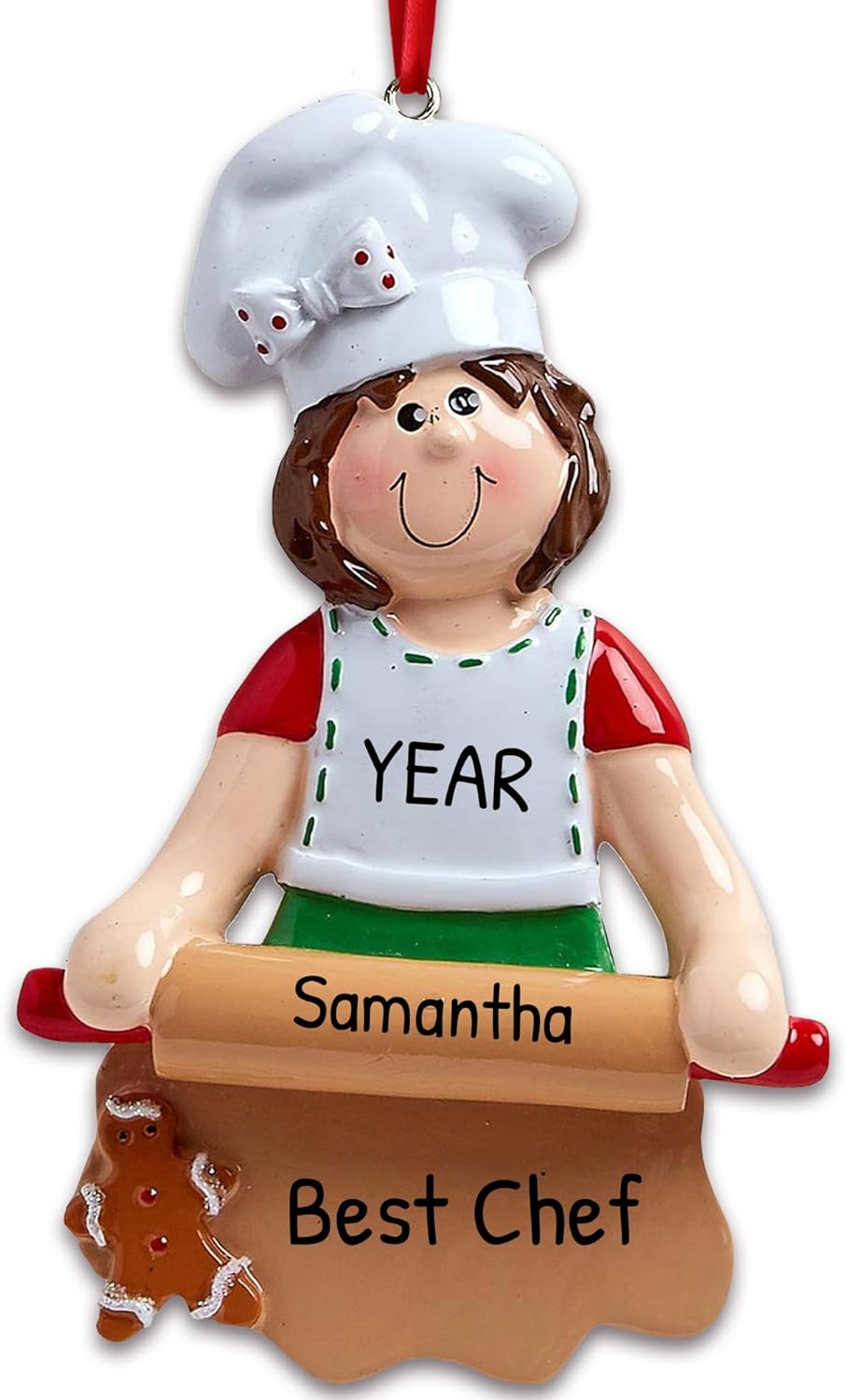 Personalized Baker Christmas Ornament 2024