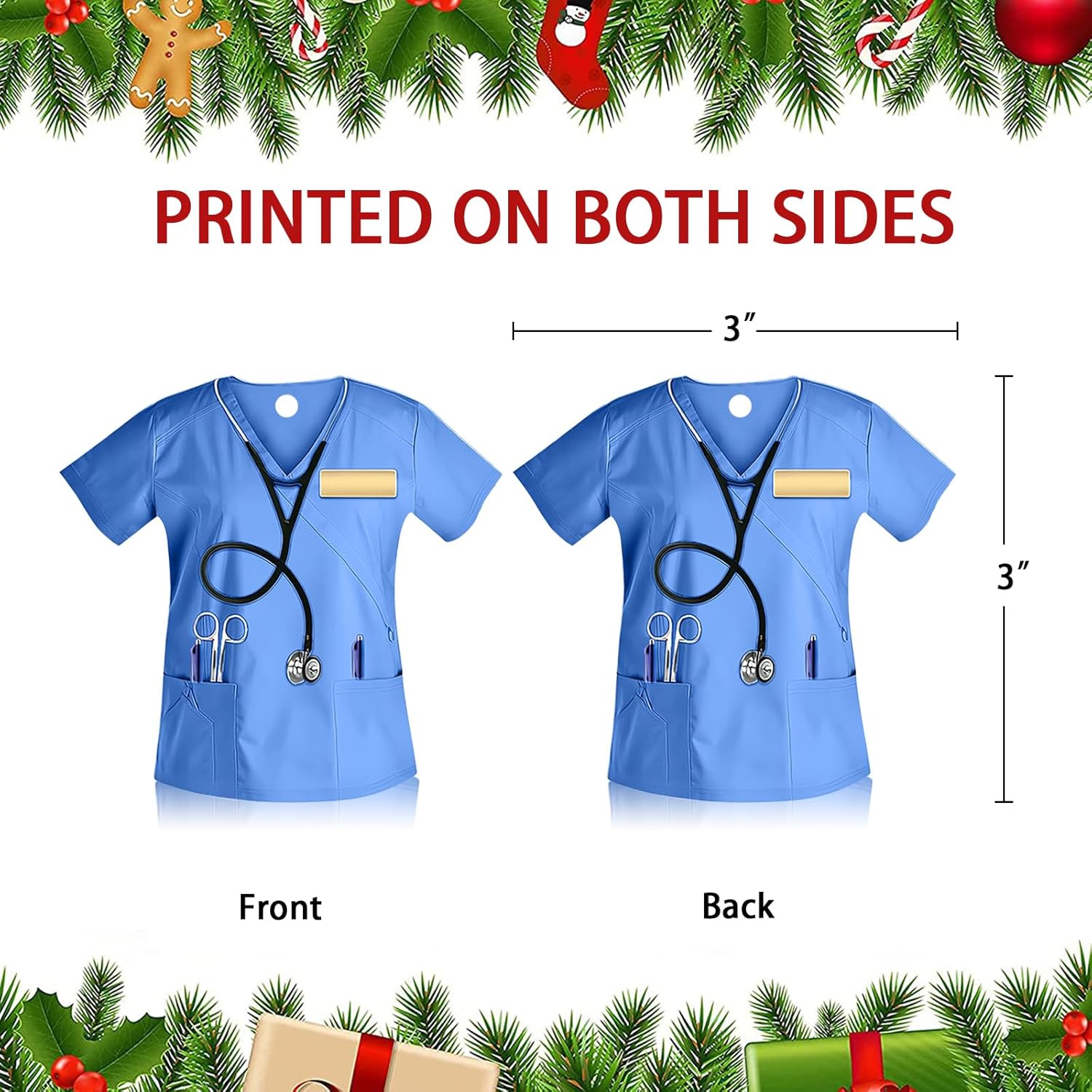 Nurse Christmas Ornaments 2025 Thank You Gift