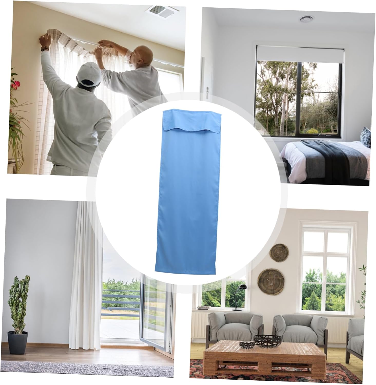Blackout French Door Curtain for Privacy and Decor