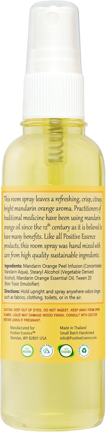 Mandarin Orange Room Spray - Natural Linen and Air Freshener