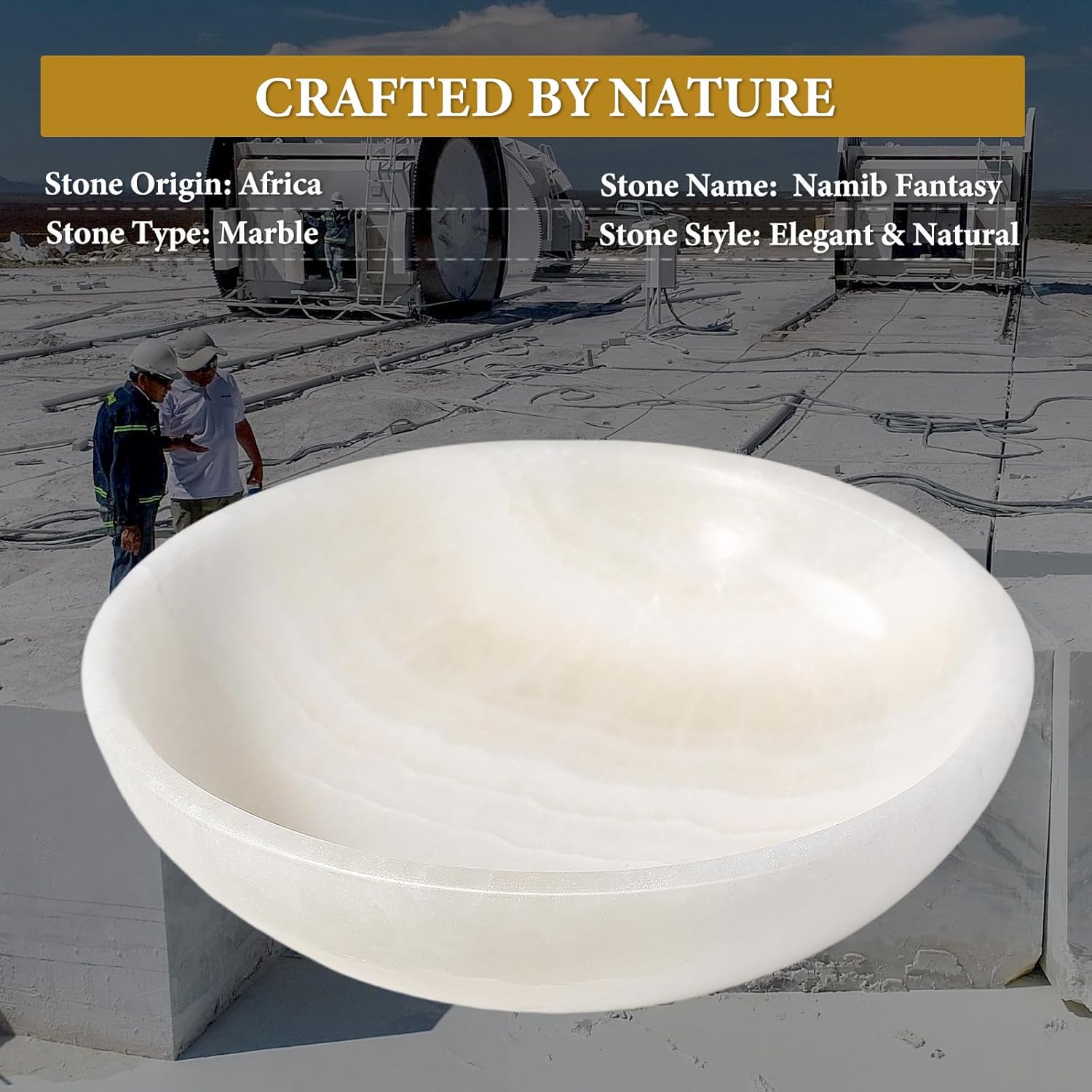 Koville Natural Marble Incense Holder with 9 Holes