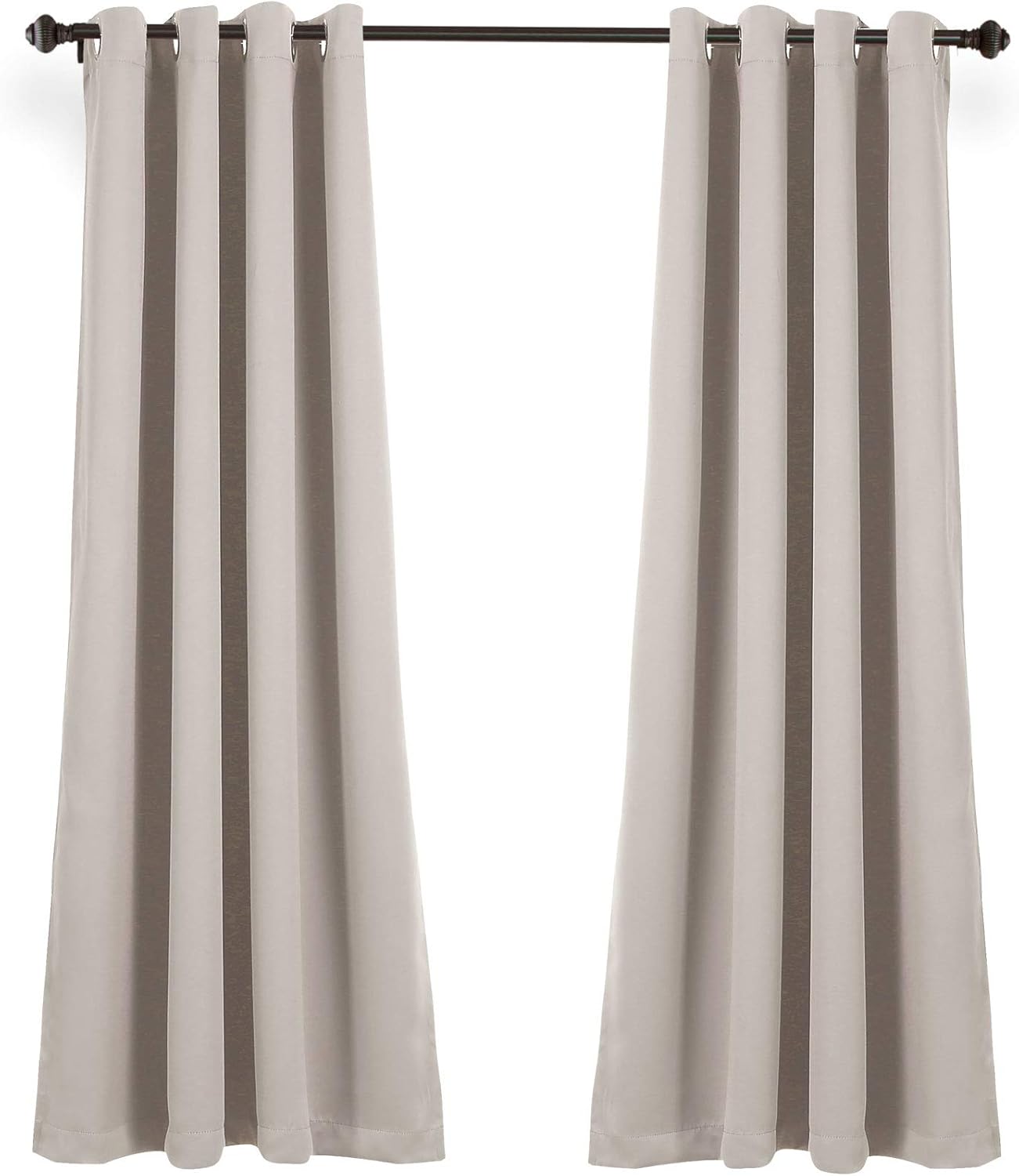 Lush Decor Insulated Grommet Blackout Curtains Pair 52x63 1