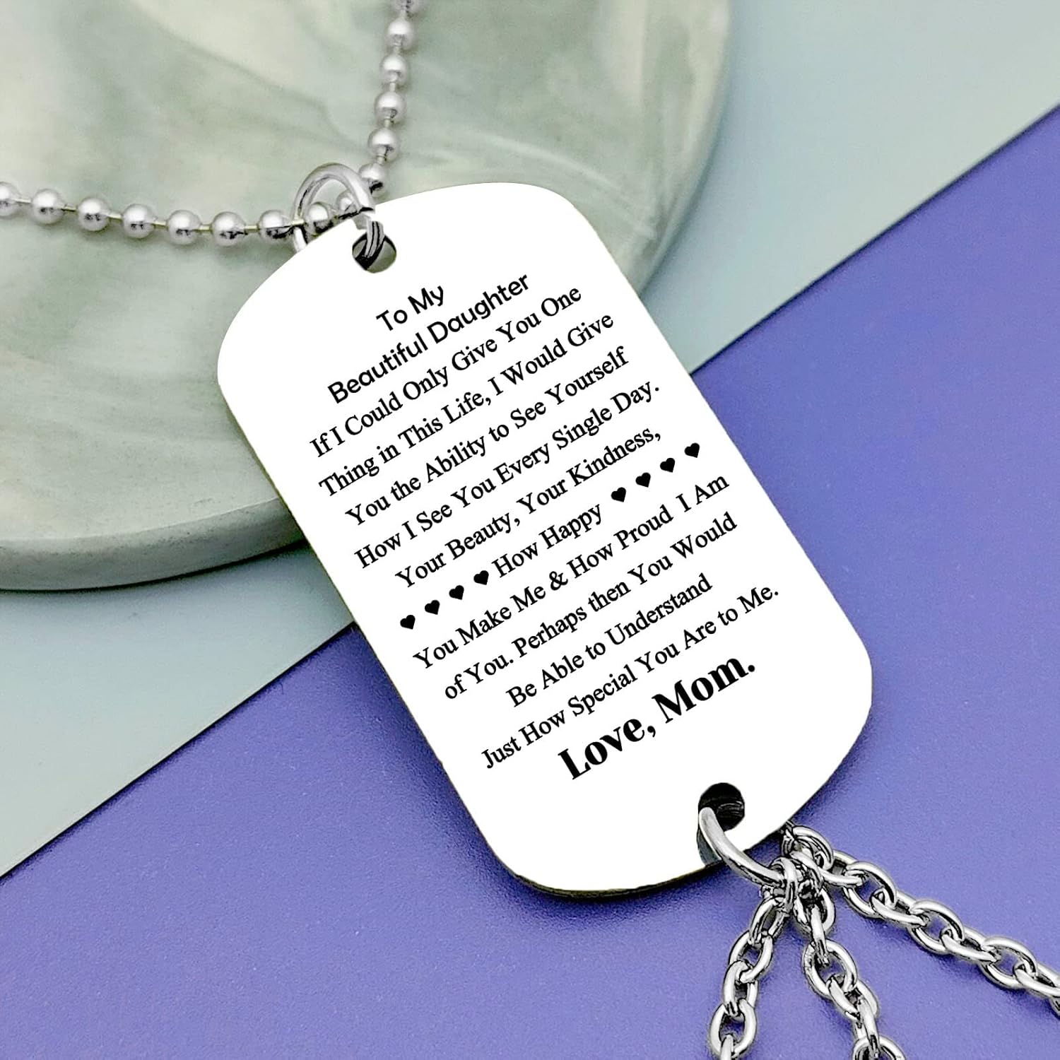 Inspirational Gift for Daughter Car Hanging Ornament