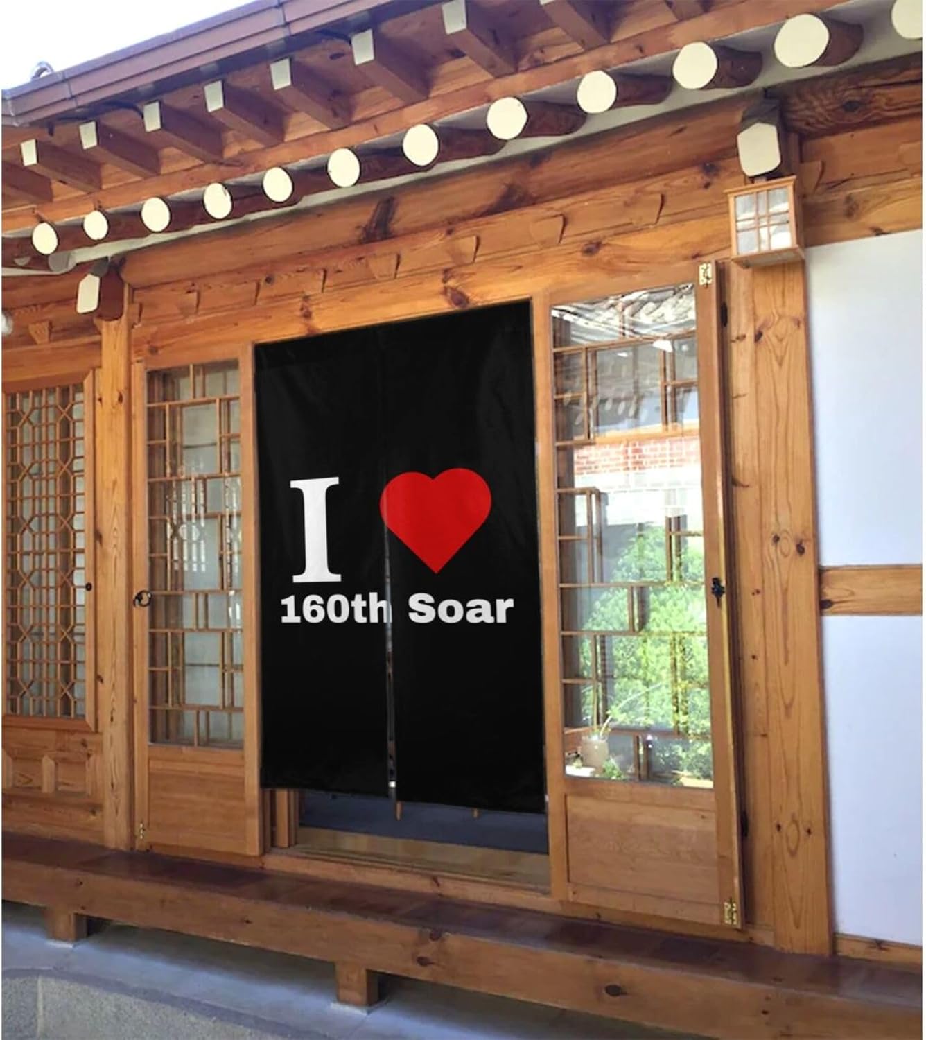 I Love 160th Soar Blackout Curtains for Doorways