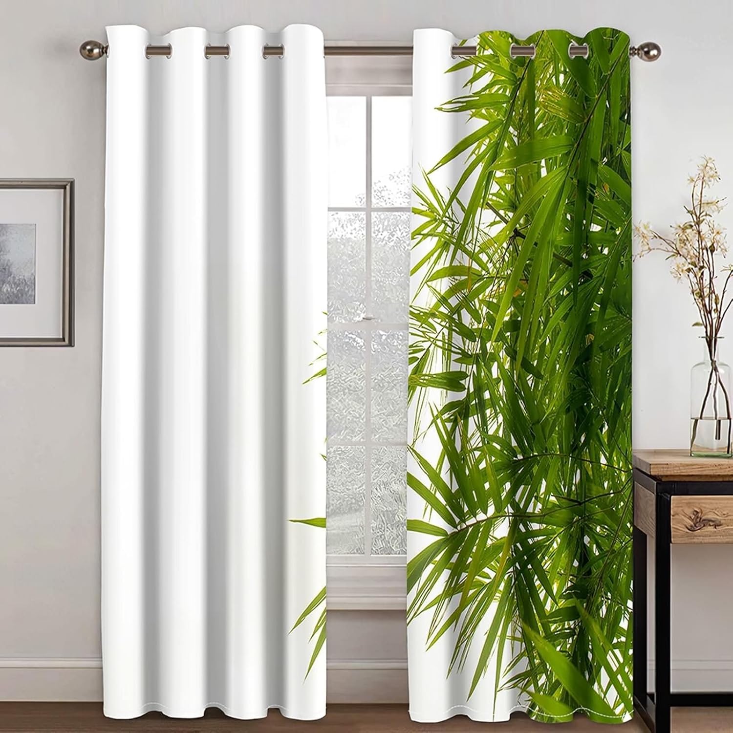 Homxi Balcony Curtains Set of 2 Blackout Drapes