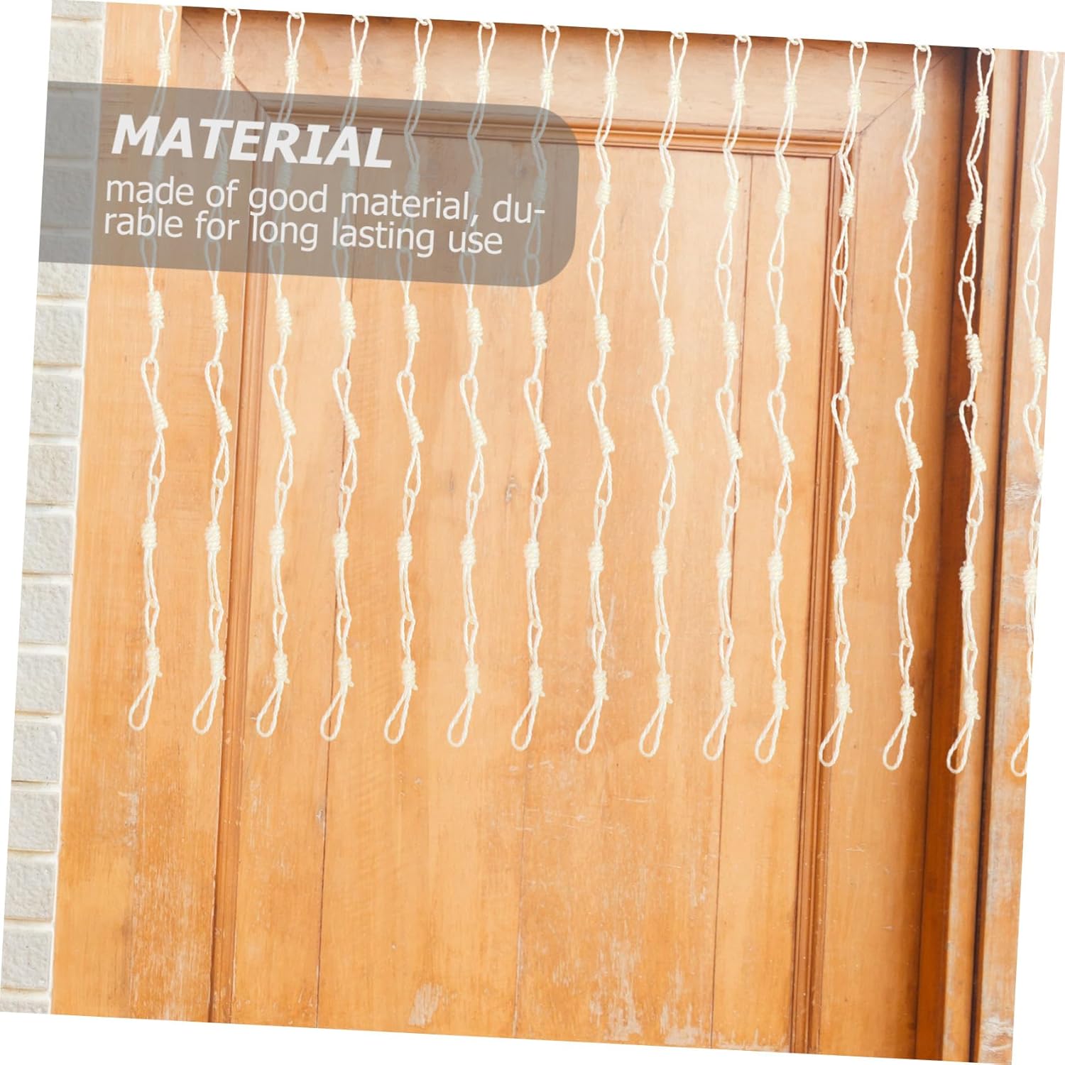 PRETYZOOM Curtains Divider Fringe 10pcs Doorway Decorative Panel