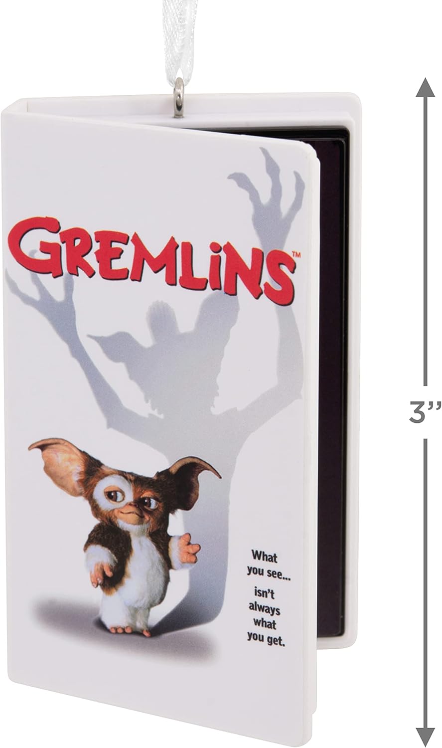 Hallmark Gremlins Retro Cassette Case Christmas Ornament