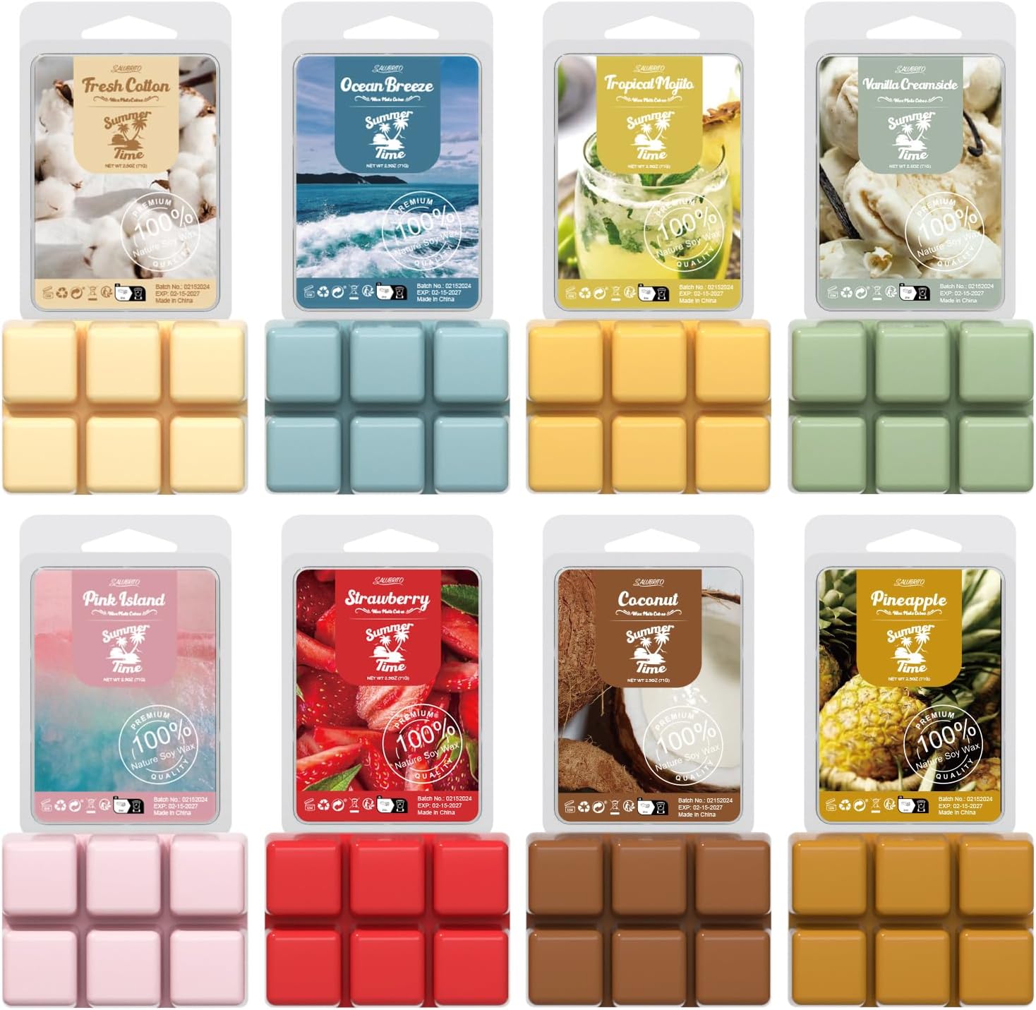 Salubrito Summer Scented Wax Melts Gift Set