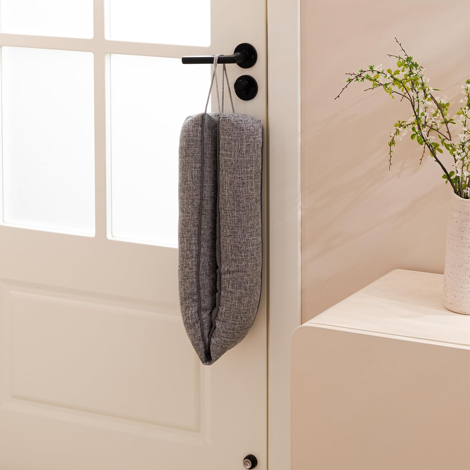 Sunolga 32 Inch Heavy Duty Door Draft Stopper Gray