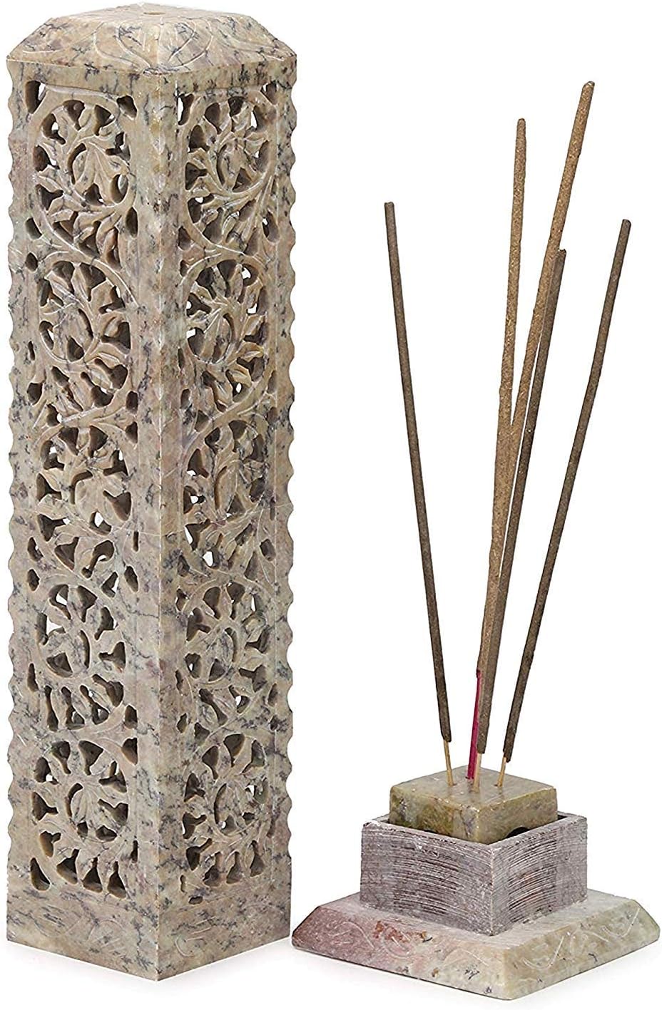 Carry Me Handmade Marble Soapstone Incense Holder