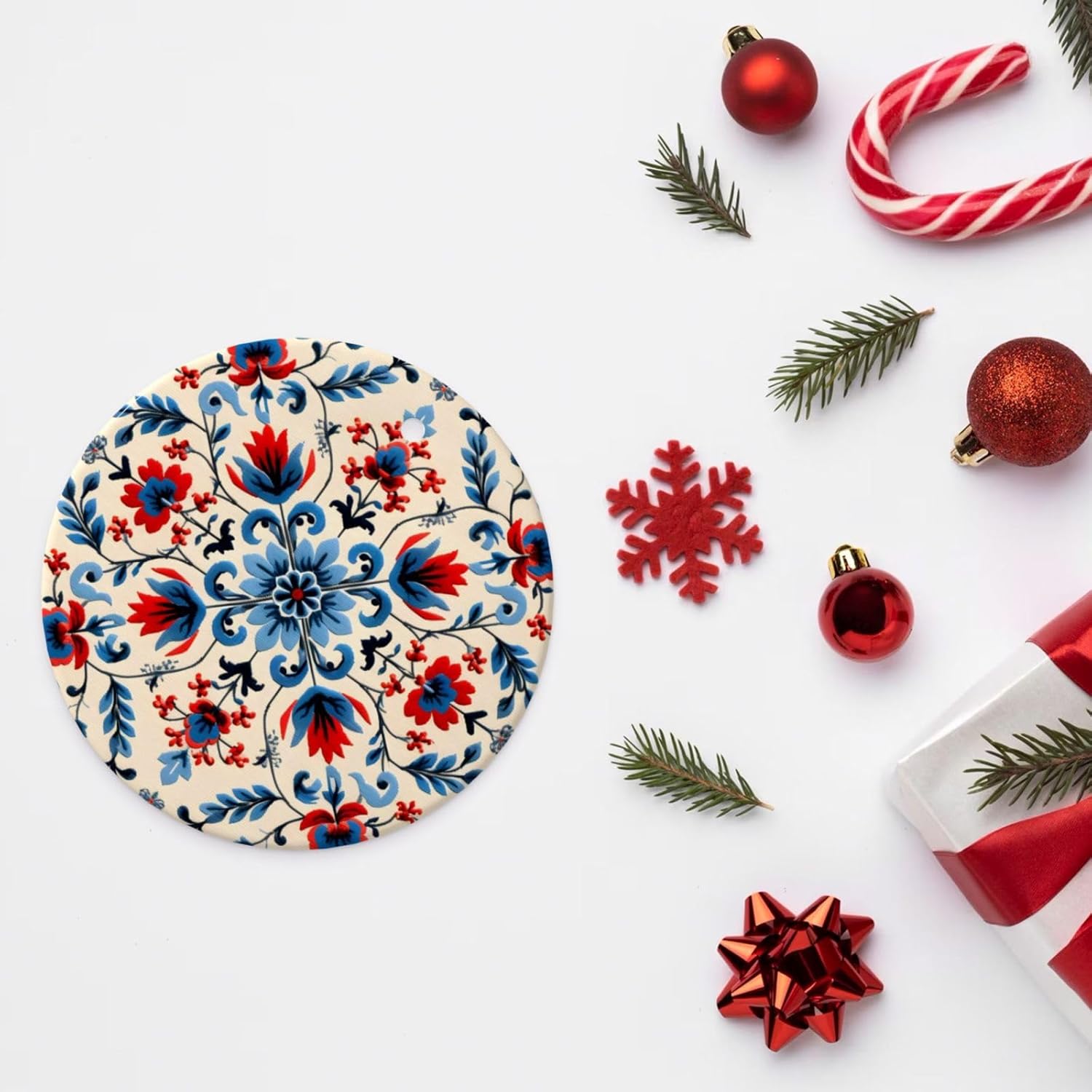 DXTKWL Christmas Ceramic Pendant Decorations