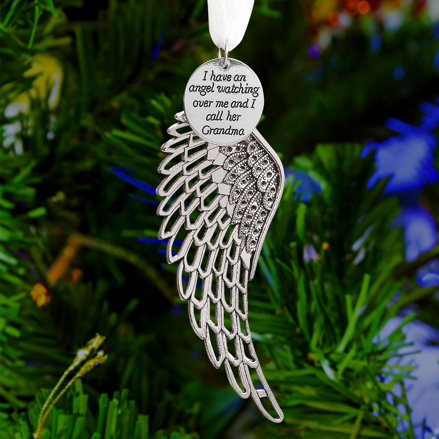 GTYRERO Memorial Christmas Angel Wings Ornament