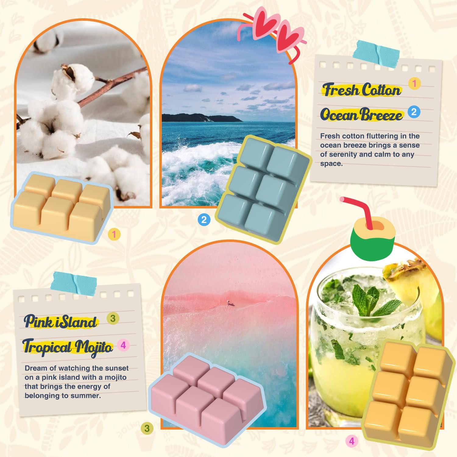 Salubrito Summer Scented Wax Melts Gift Set