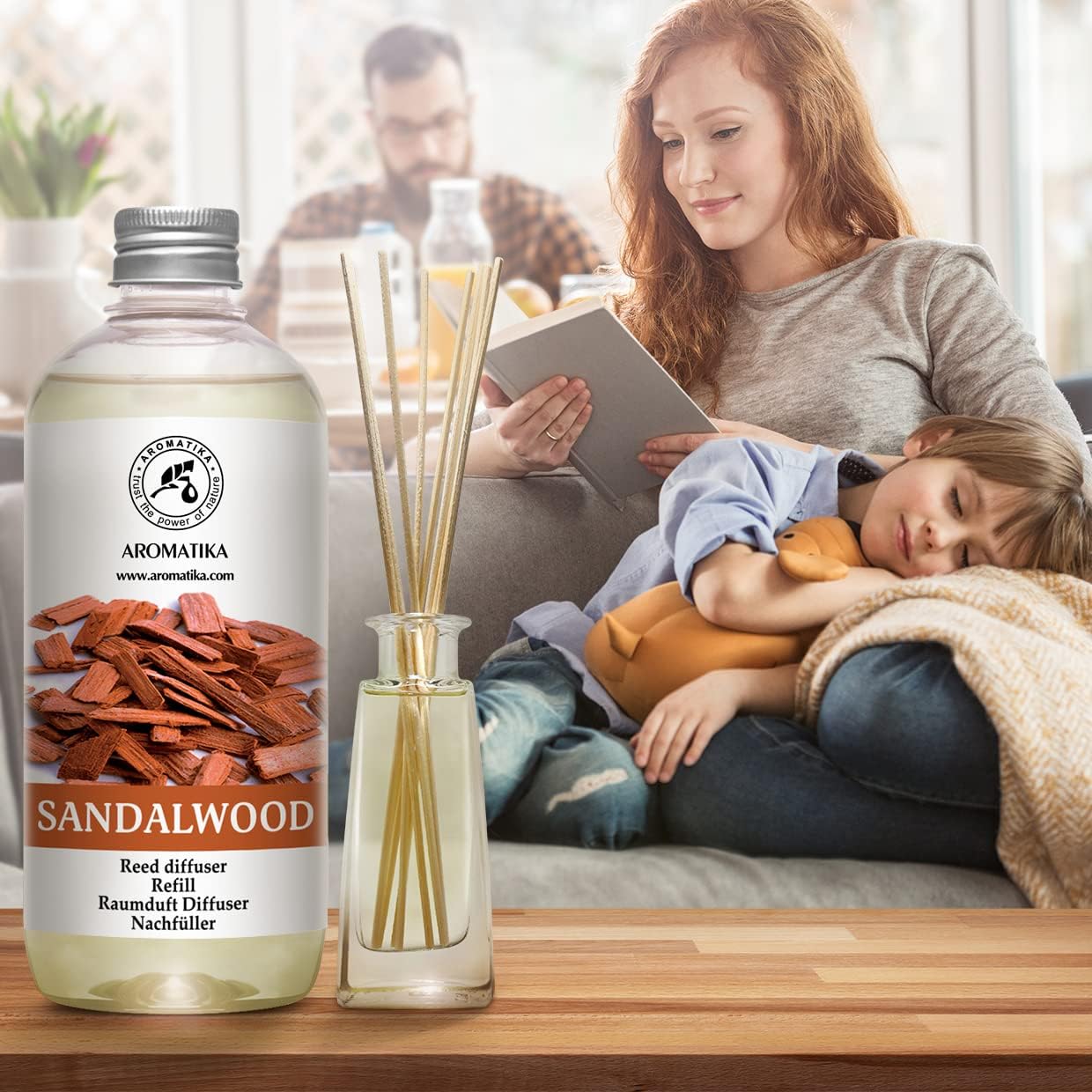 Sandalwood Reed Diffuser Refill 17 Fl Oz