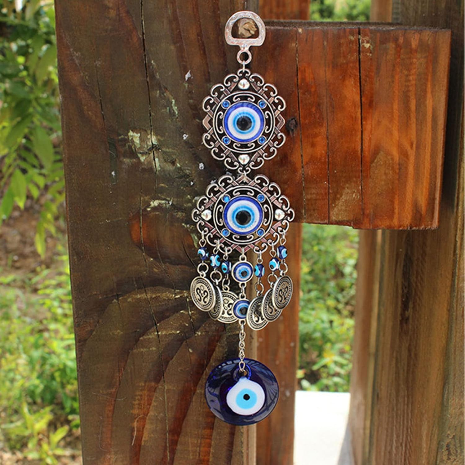 Blue Evil Eye Hanging Ornament for Good Luck