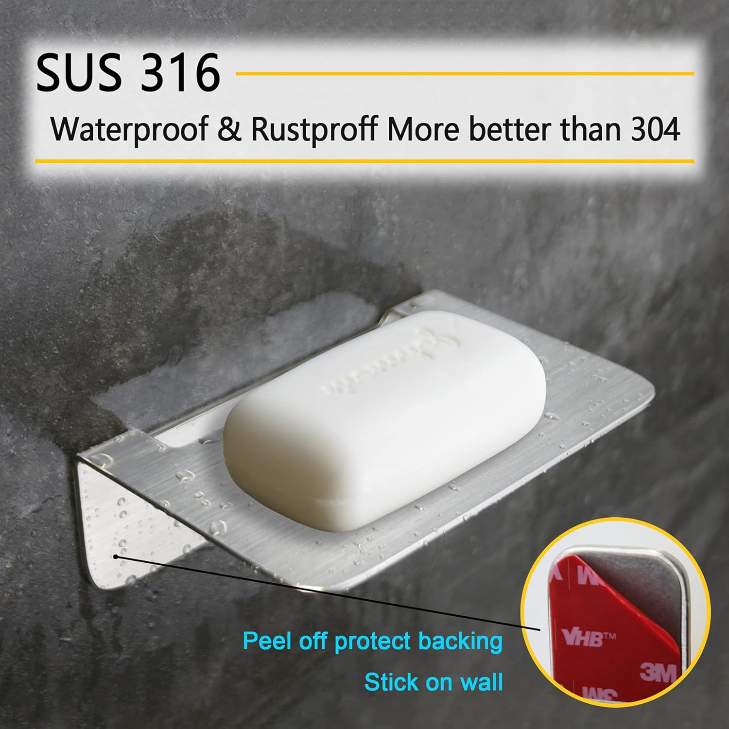 Self Adhesive Floating Shelves 55 Inch No Drill