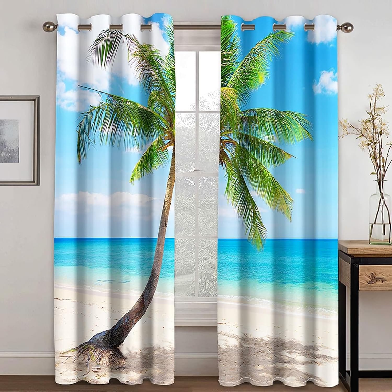 Homxi Dining Room Blackout Curtains 2 Panels