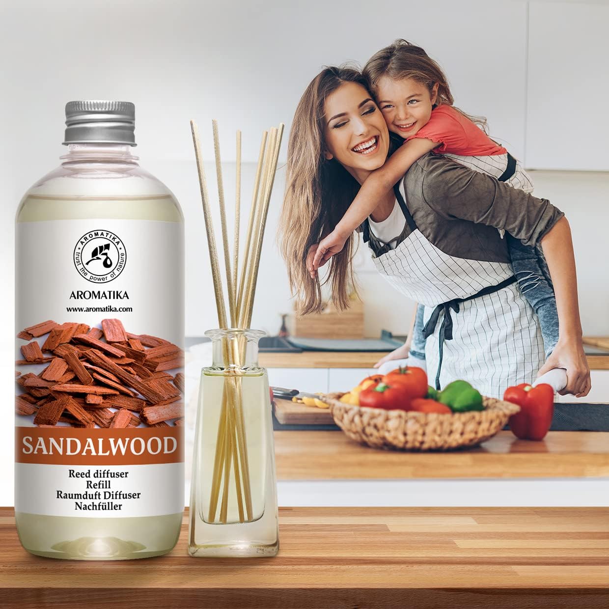 Sandalwood Reed Diffuser Refill 17 Fl Oz