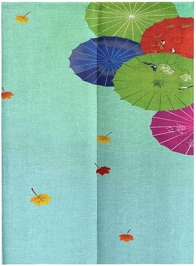 Chickwin Noren Door Curtain Linen Style Privacy Panel