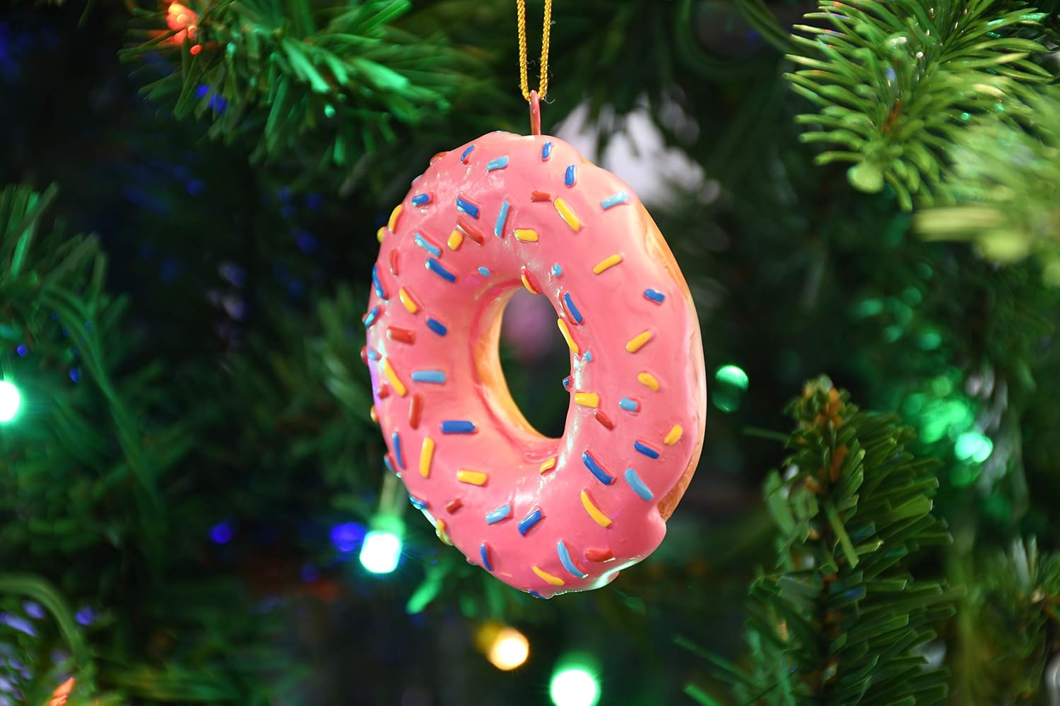 Tree Buddees Pink Donut Sprinkles Christmas Ornament