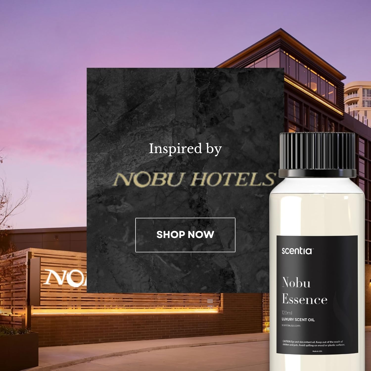 Nobu Inspired Hotel Diffuser Oil - 120 mL Essential Oil Blend