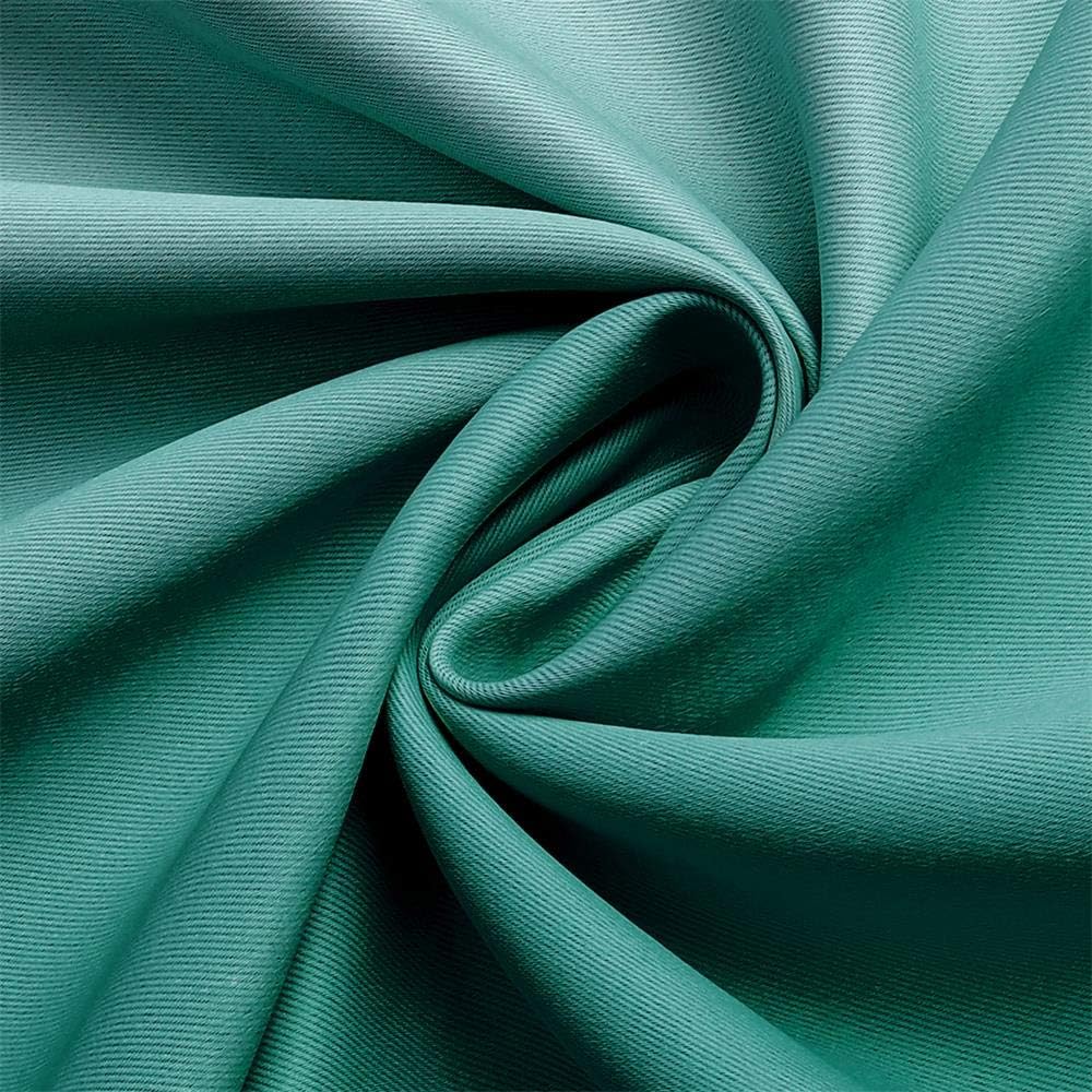 G2000 Ombre Teal Grey Window Curtains 95 Inches Long 2 Panels Set