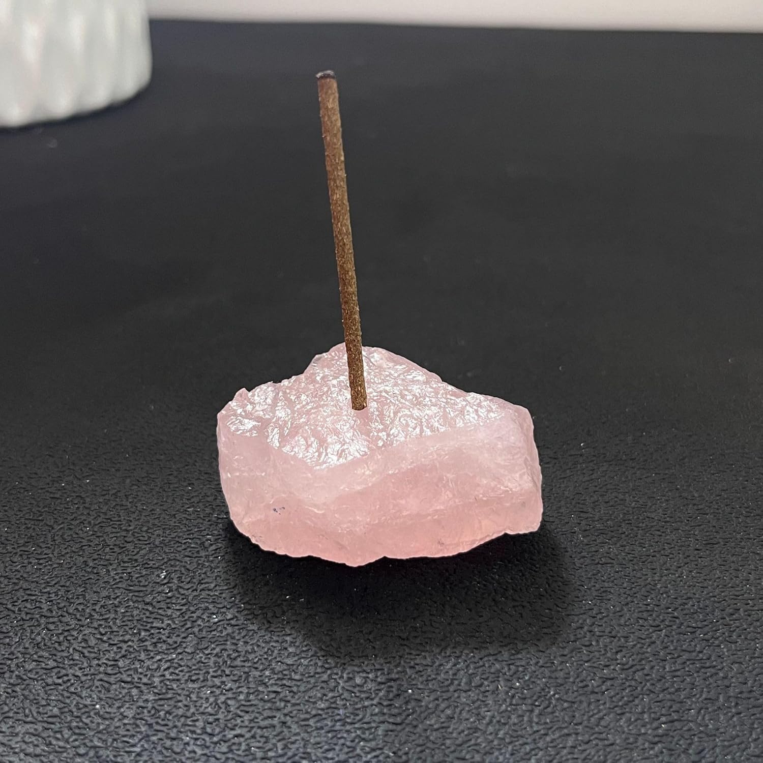 Natural Raw Crystal Incense Holder Set - 3 Stones