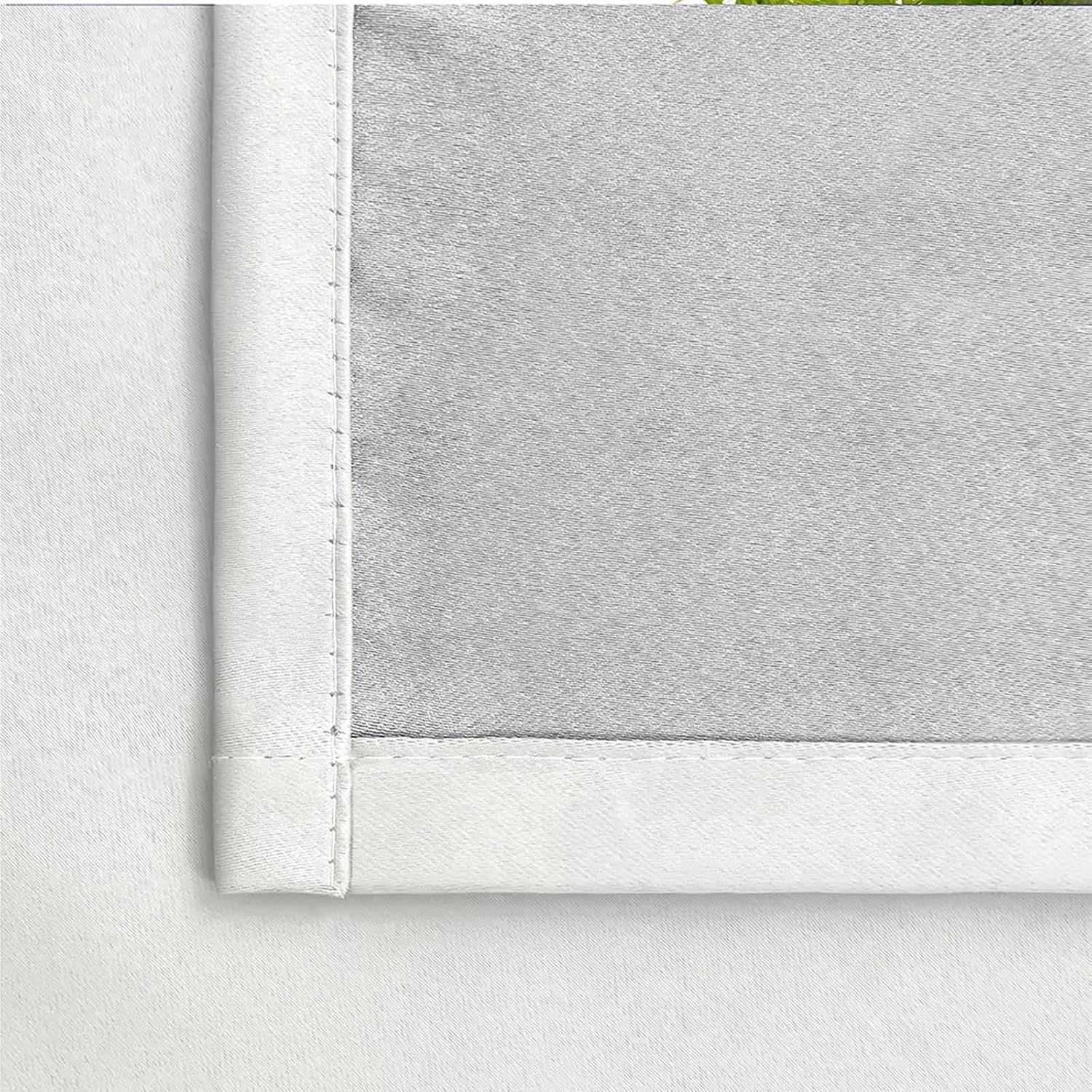 Homxi Balcony Curtains Set of 2 Blackout Drapes