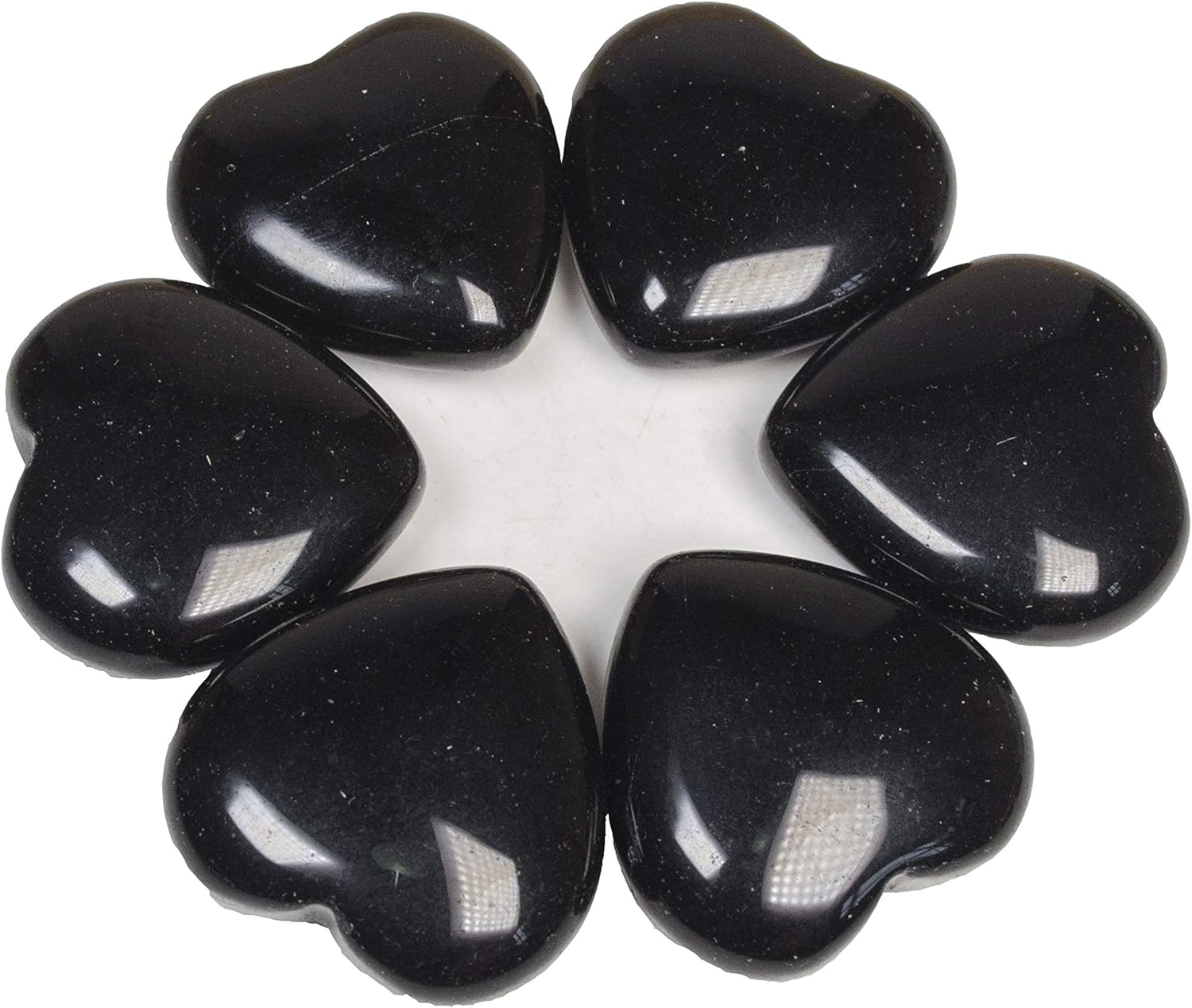 30mm Natural Crystal Quartz Heart Shaped Palm Stone for Chakra Balancing