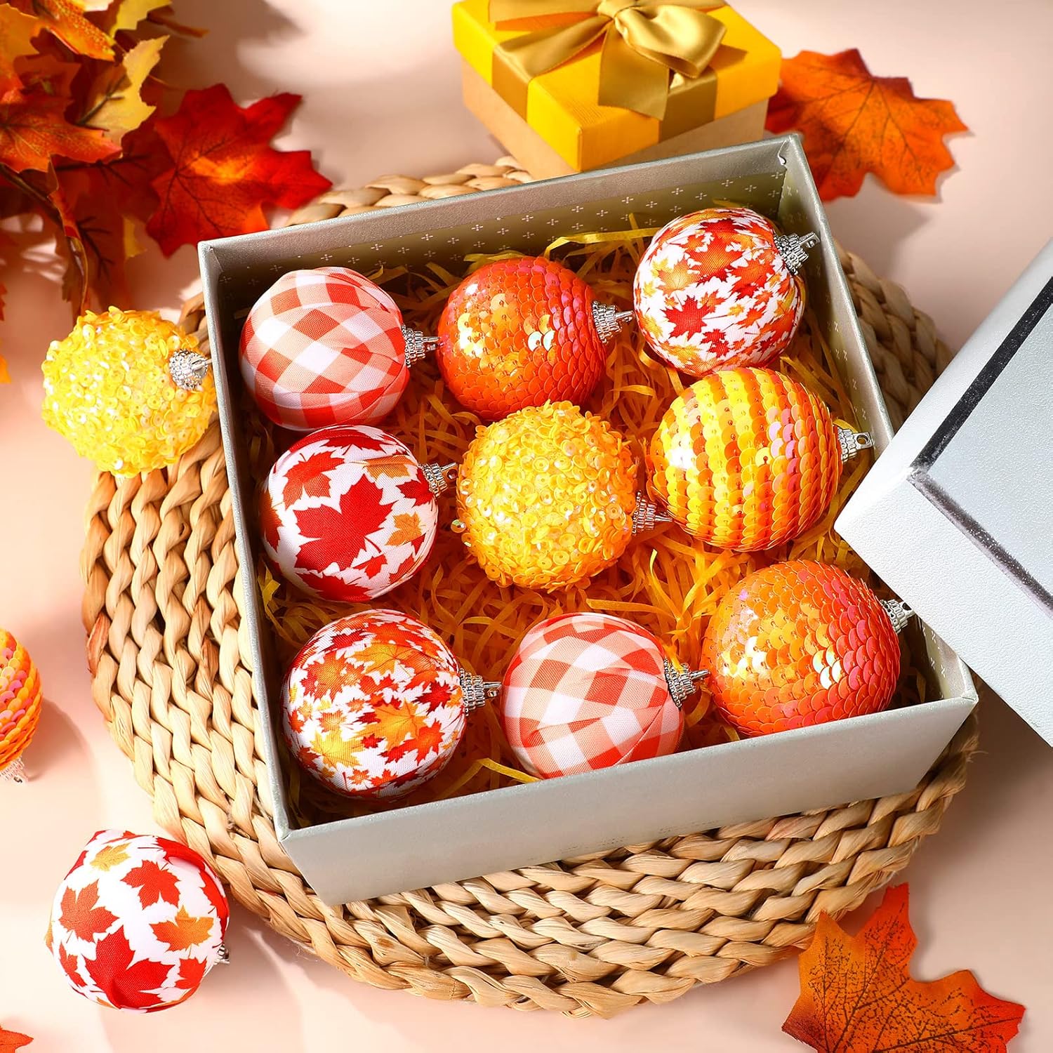 Sratte 12 Pcs Fall Hanging Decorations