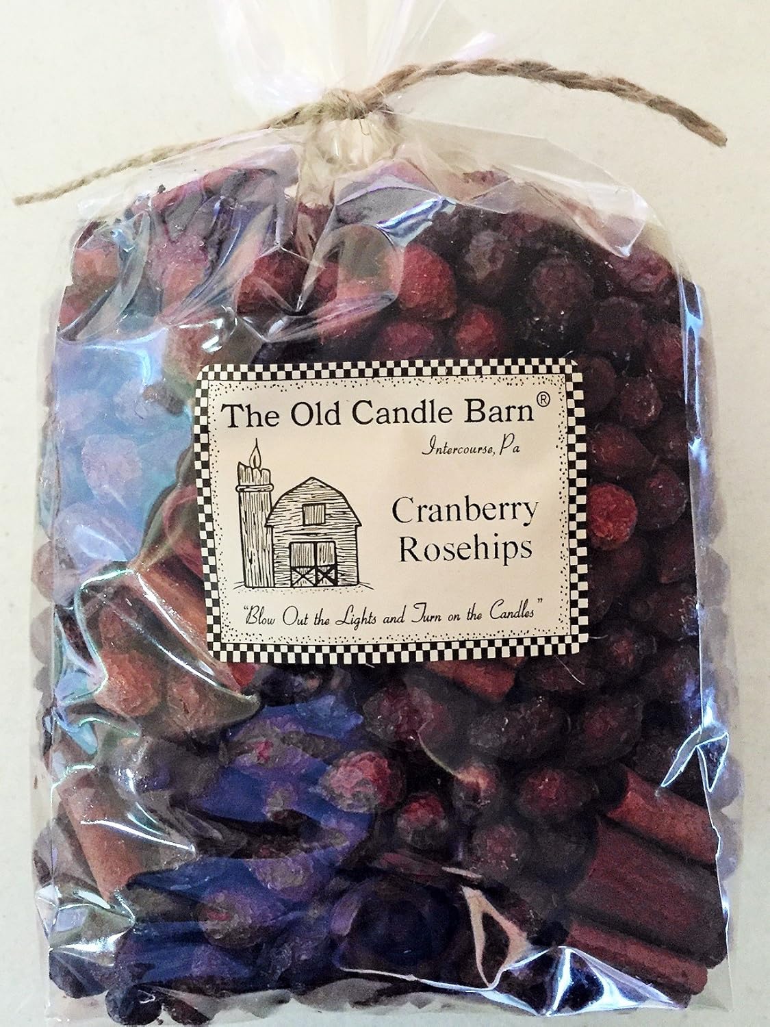 Cranberry Rosehips Potpourri Large Bag - Made in USA
