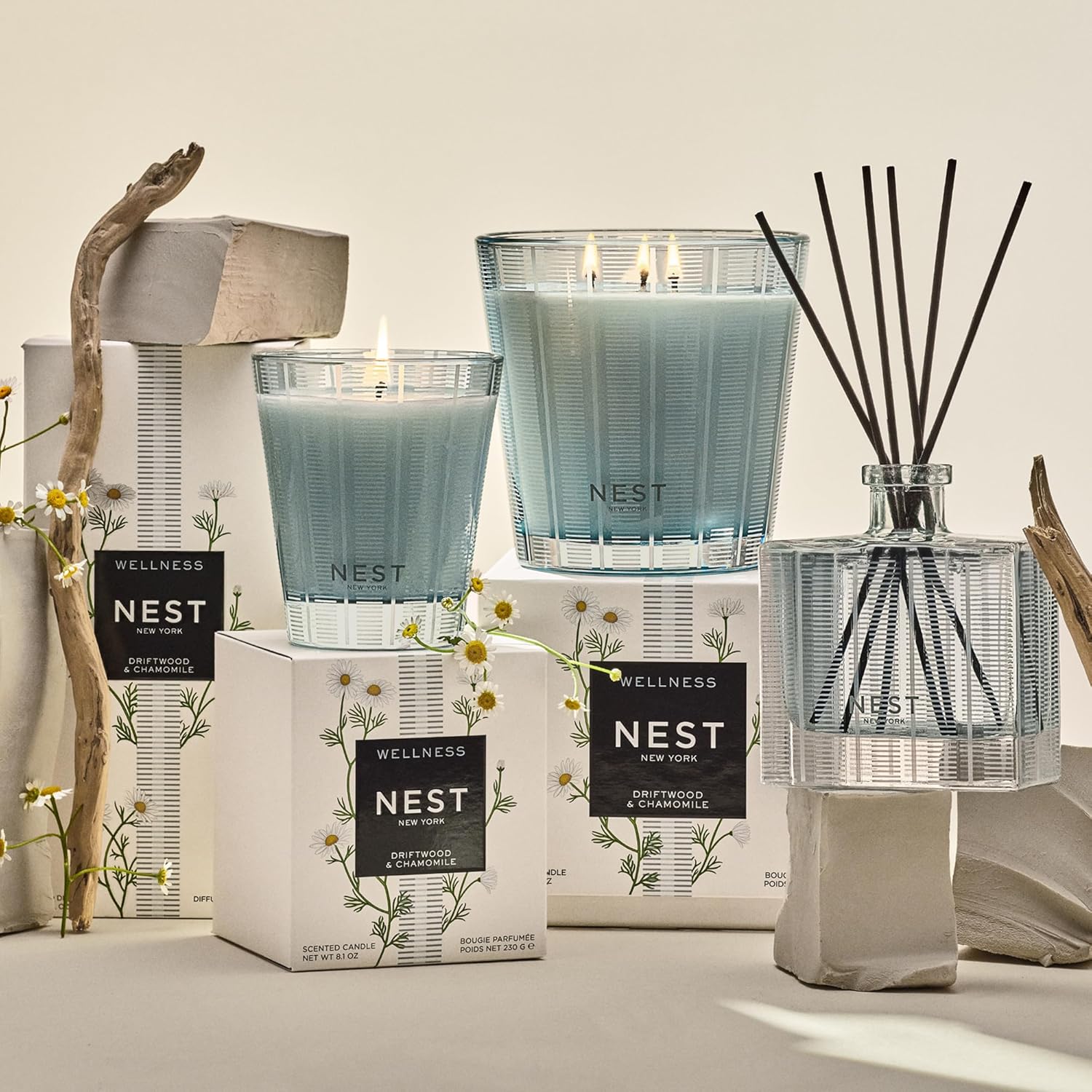 NEST New York Reed Diffuser Driftwood Chamomile 59 Fl Oz