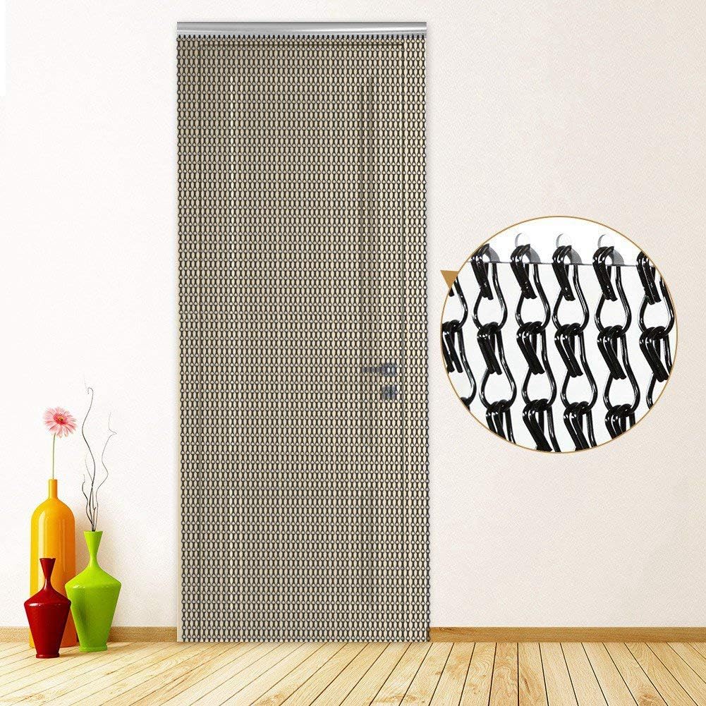 Durable Aluminium Chain Door Curtain with Insect Control
