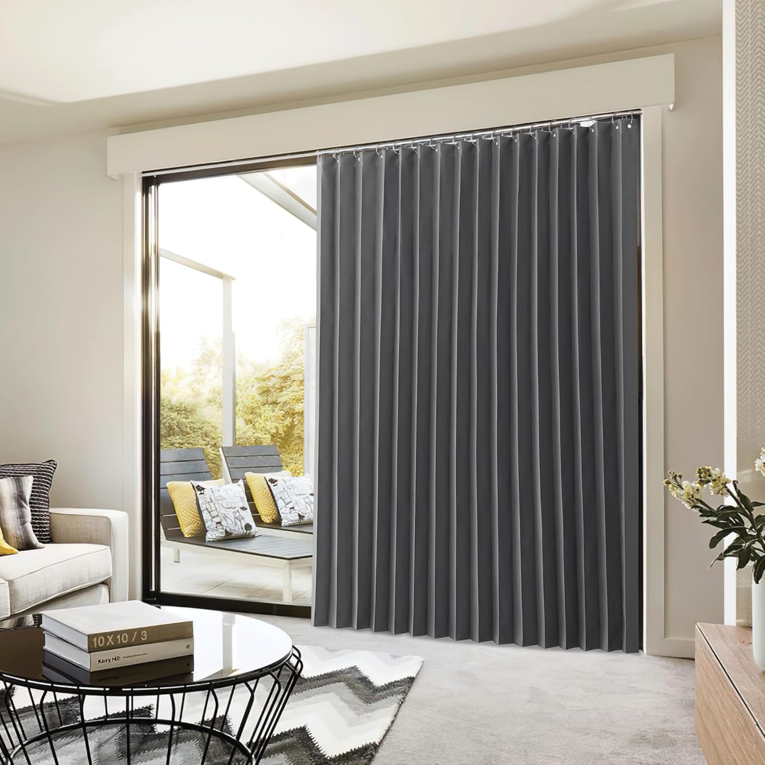 NICETOWN Blackout Curtain Panel 100 Wide 84 Long
