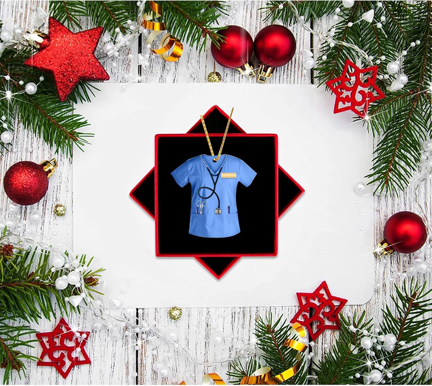 Nurse Christmas Ornaments 2025 Thank You Gift