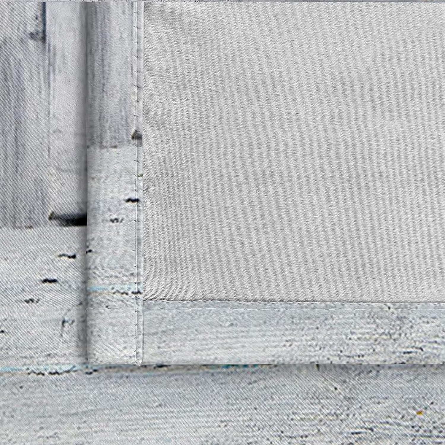 Homxi 2 Panel Blackout Curtains Set Grey Blue Yellow Pink