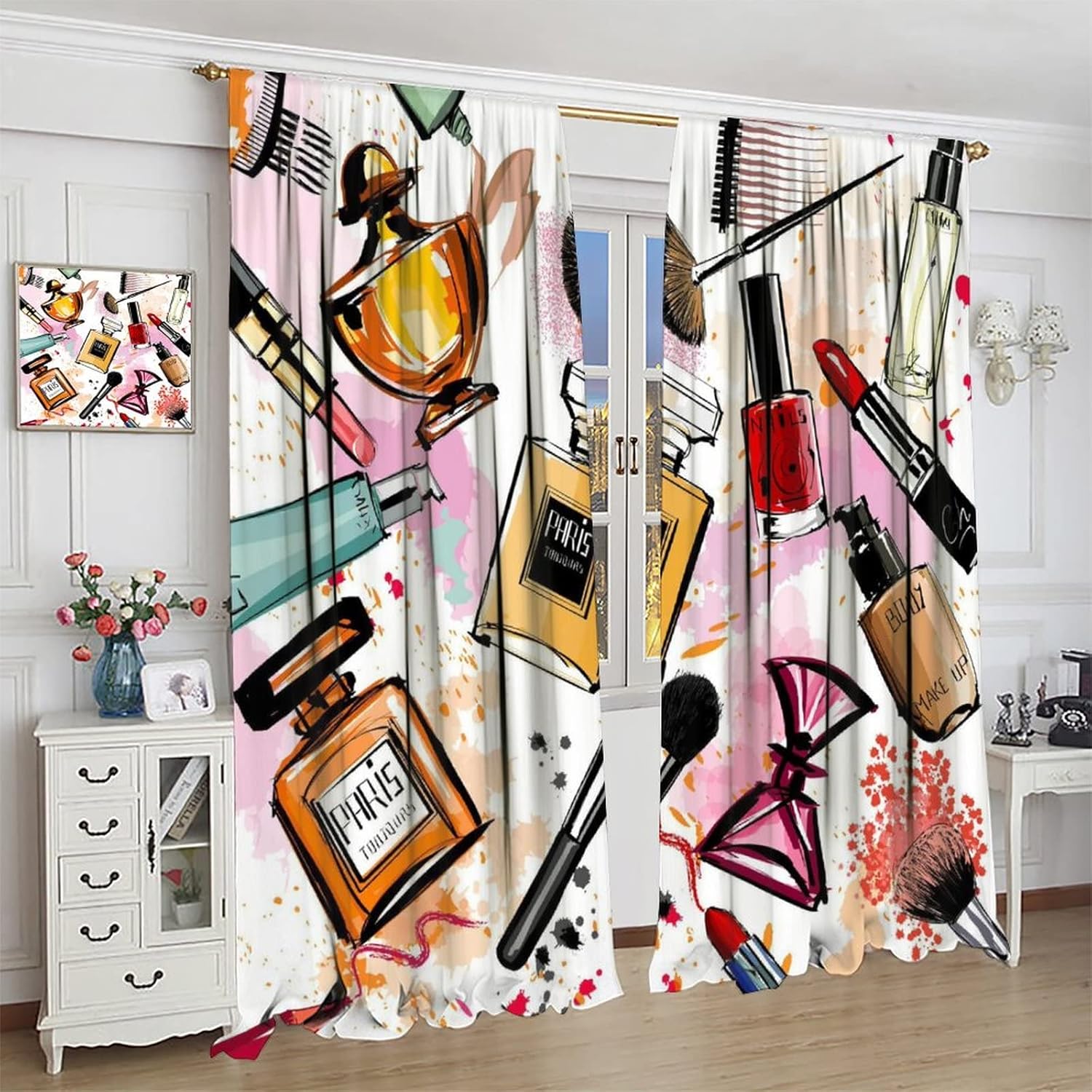 Fashion Blackout Curtains with Rod Pocket for Bedroom and Living Room