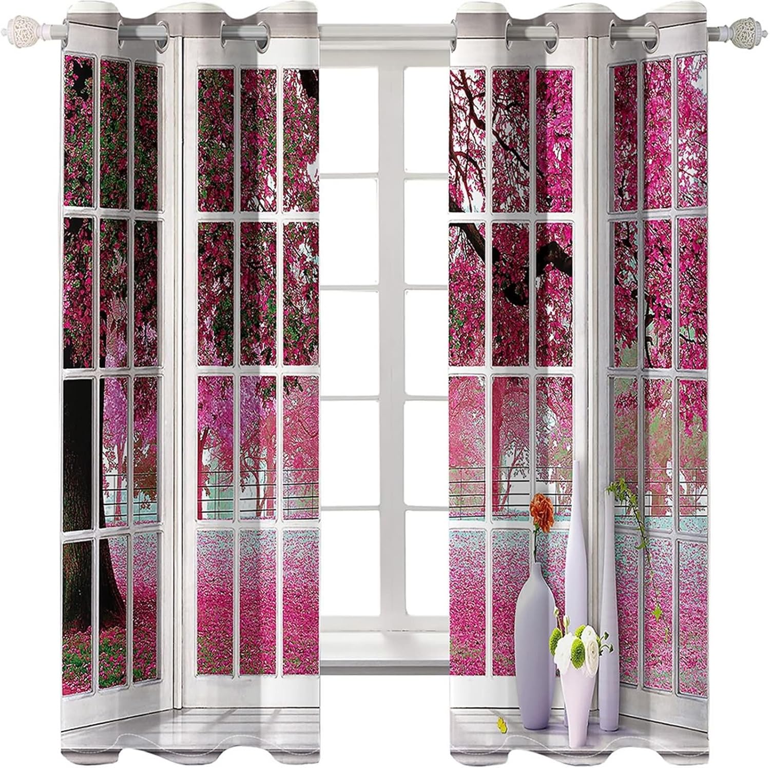 Homxi Blackout Curtain Panels Set of 2
