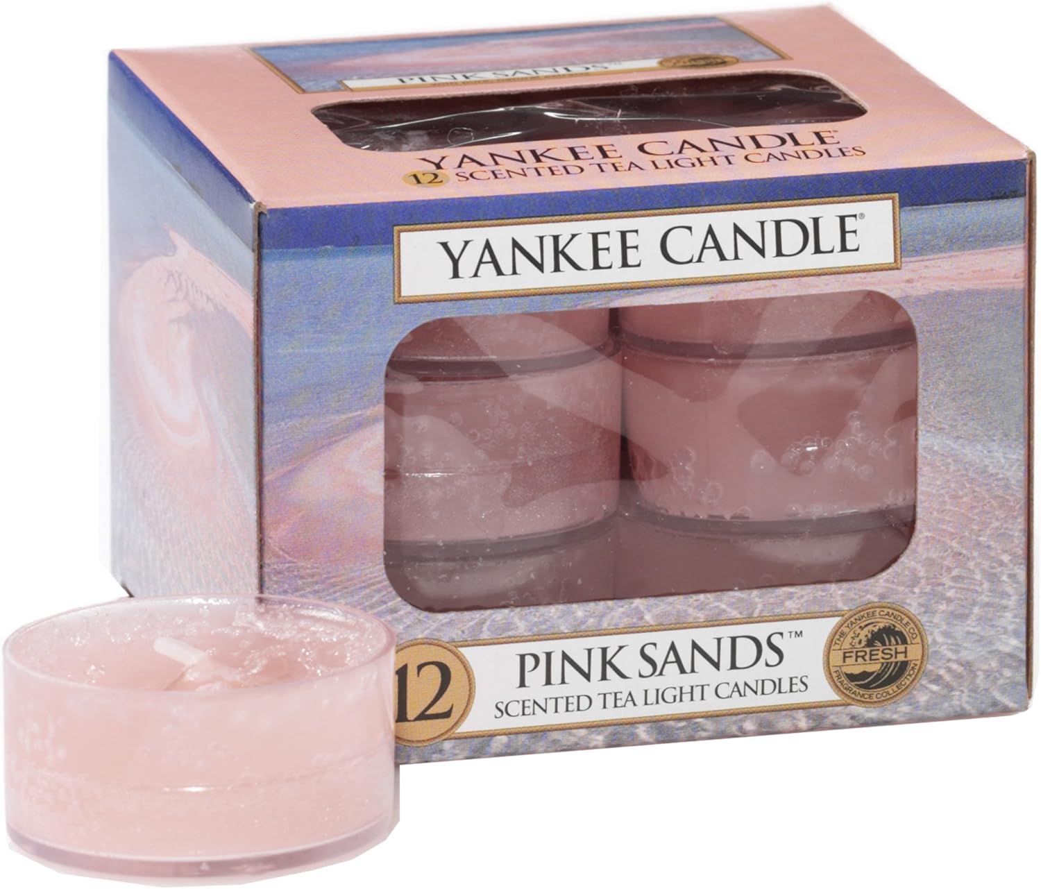 Yankee Candle Pink Sands Tea Lights Box of 12