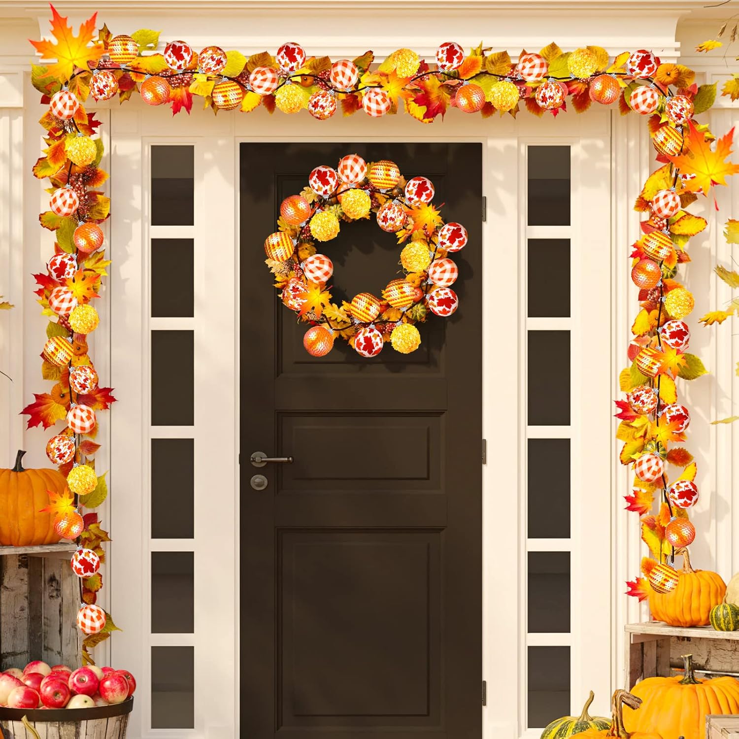 Sratte 12 Pcs Fall Hanging Decorations