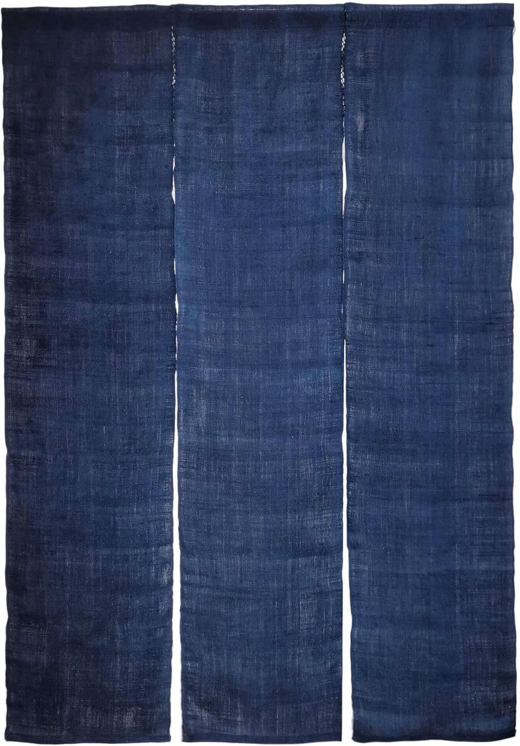 7vcraft Wide Handwoven Linen Noren Curtain 3 Panels